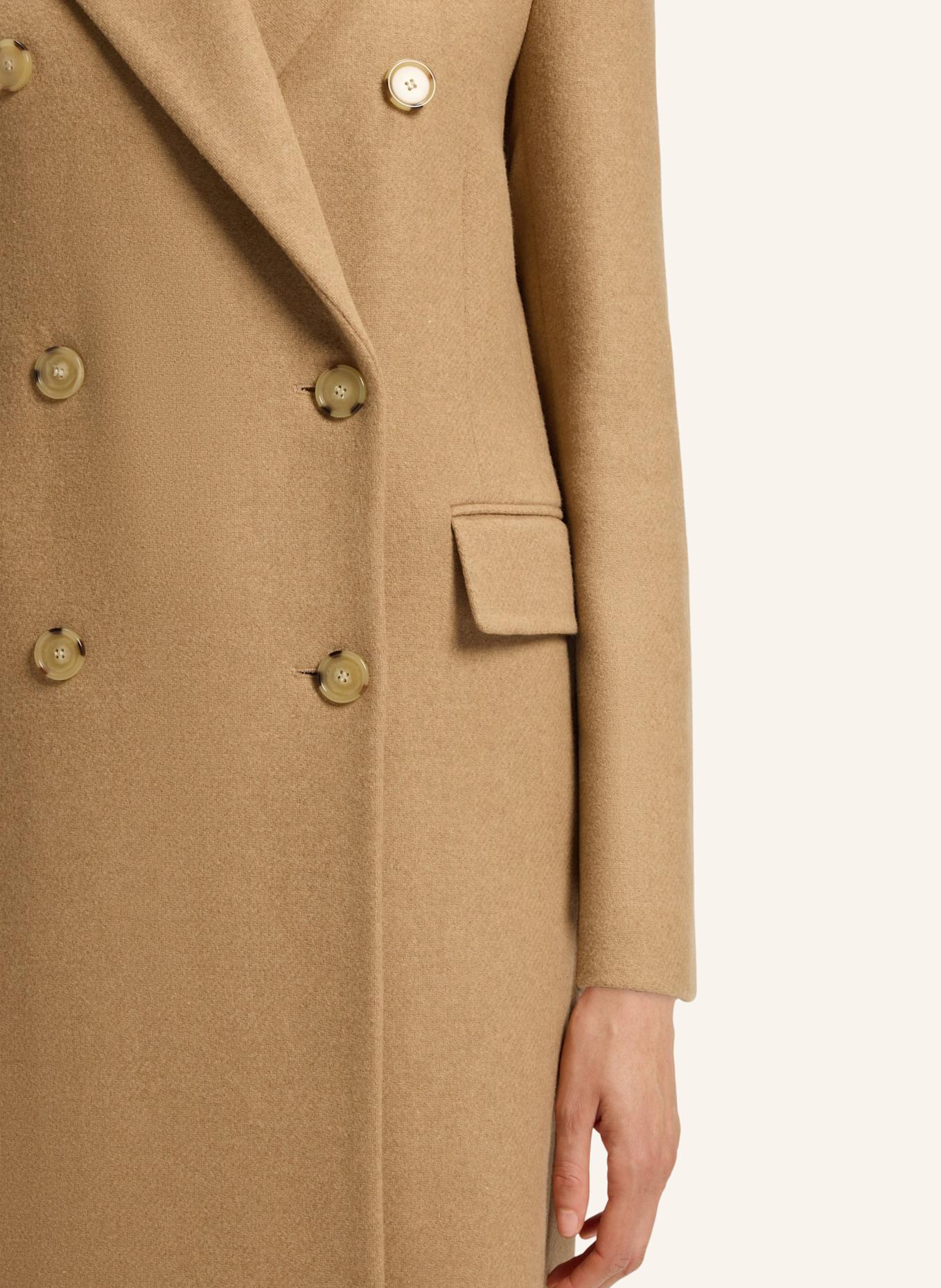 BOSS Klassischer Mantel CALLAF Regular Fit: BEIGE