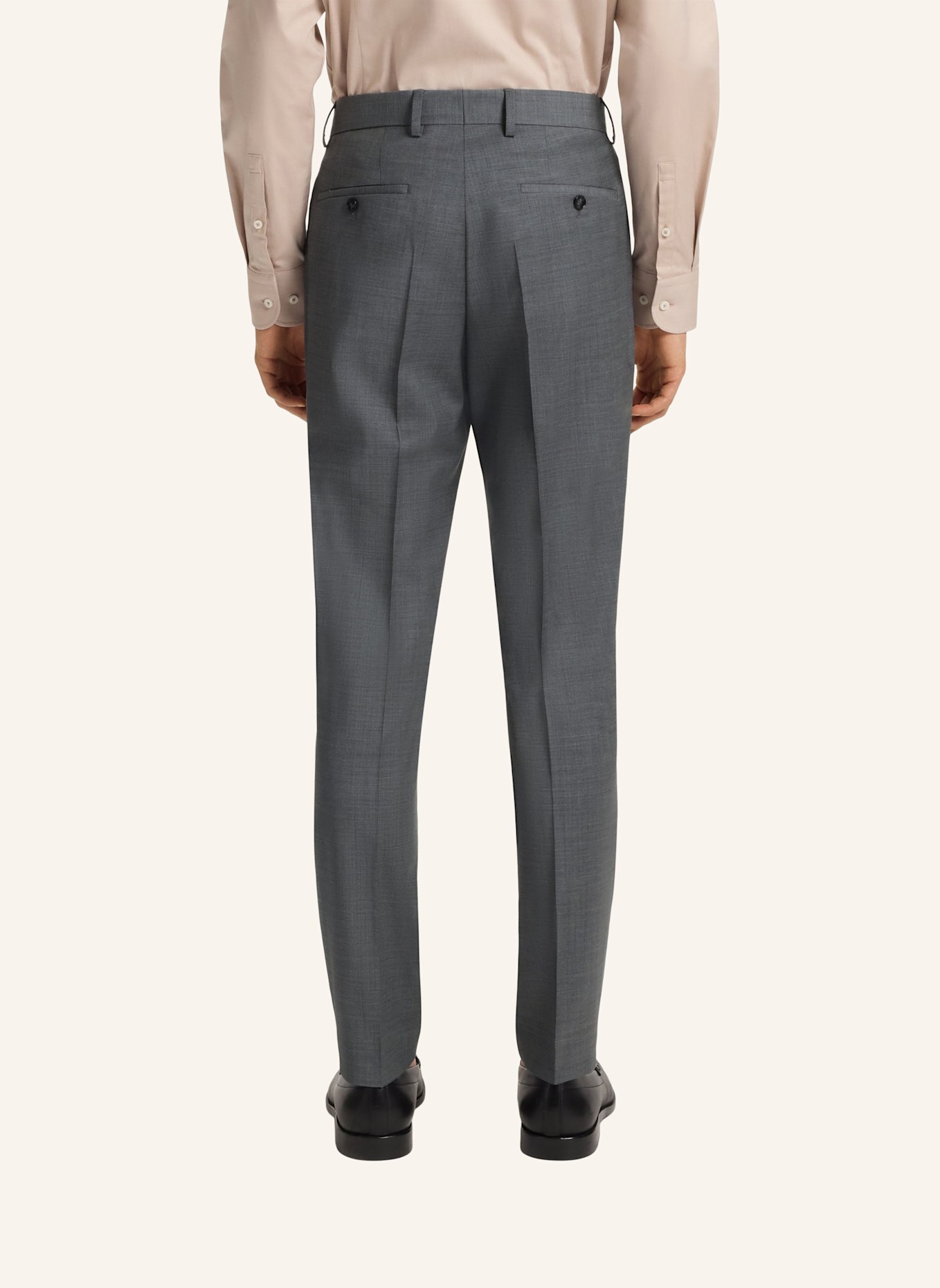 BOSS Business Anzug H-HUGE-2PCS-224 Slim Fit: HELLGRAU