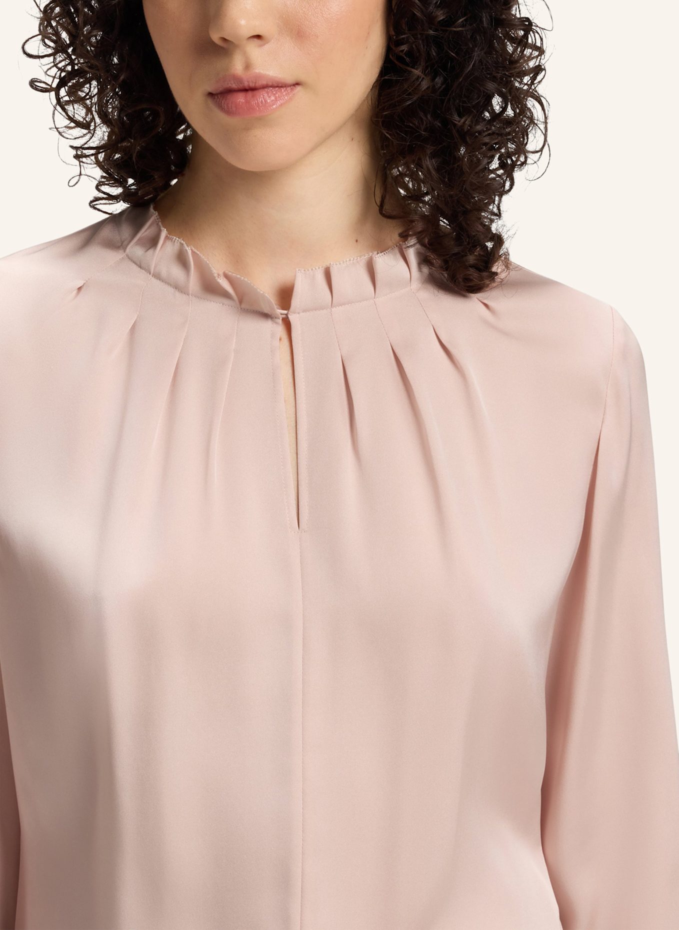 BOSS Business Bluse BANORAH1 Regular Fit: LILA