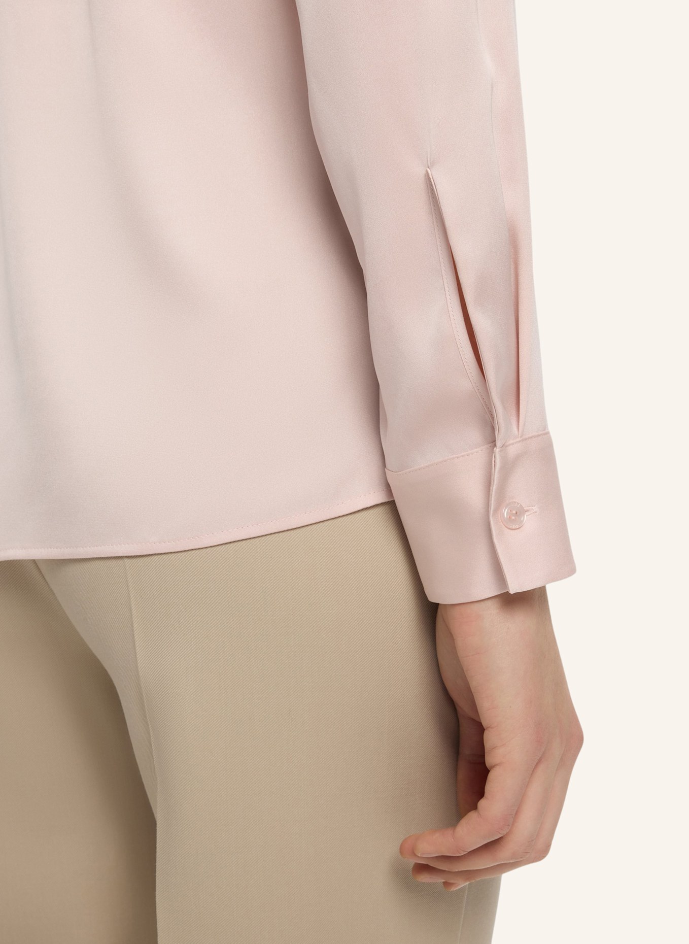 BOSS Business Bluse BANORAH1 Regular Fit: LILA