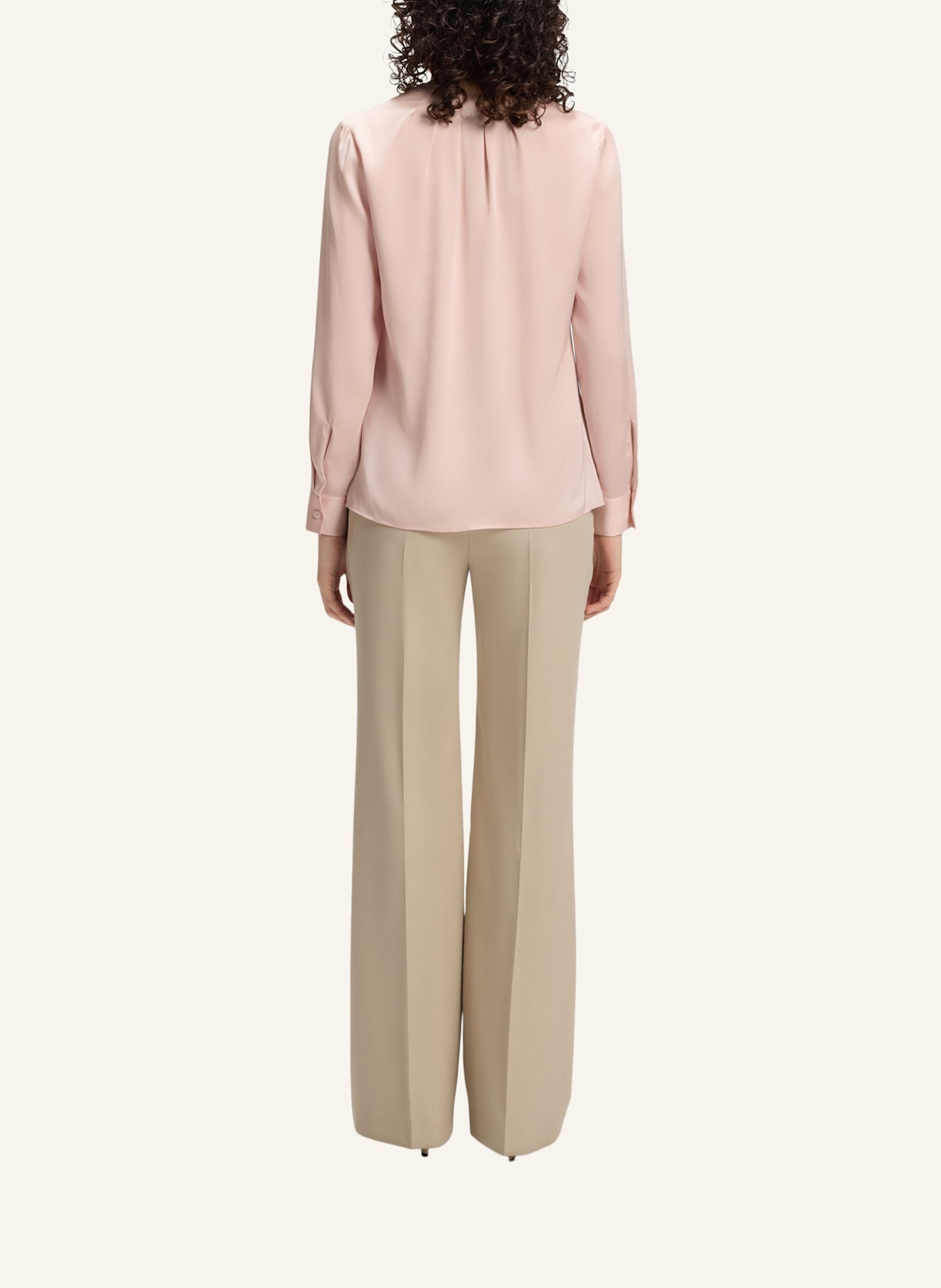BOSS Business Bluse BANORAH1 Regular Fit: LILA