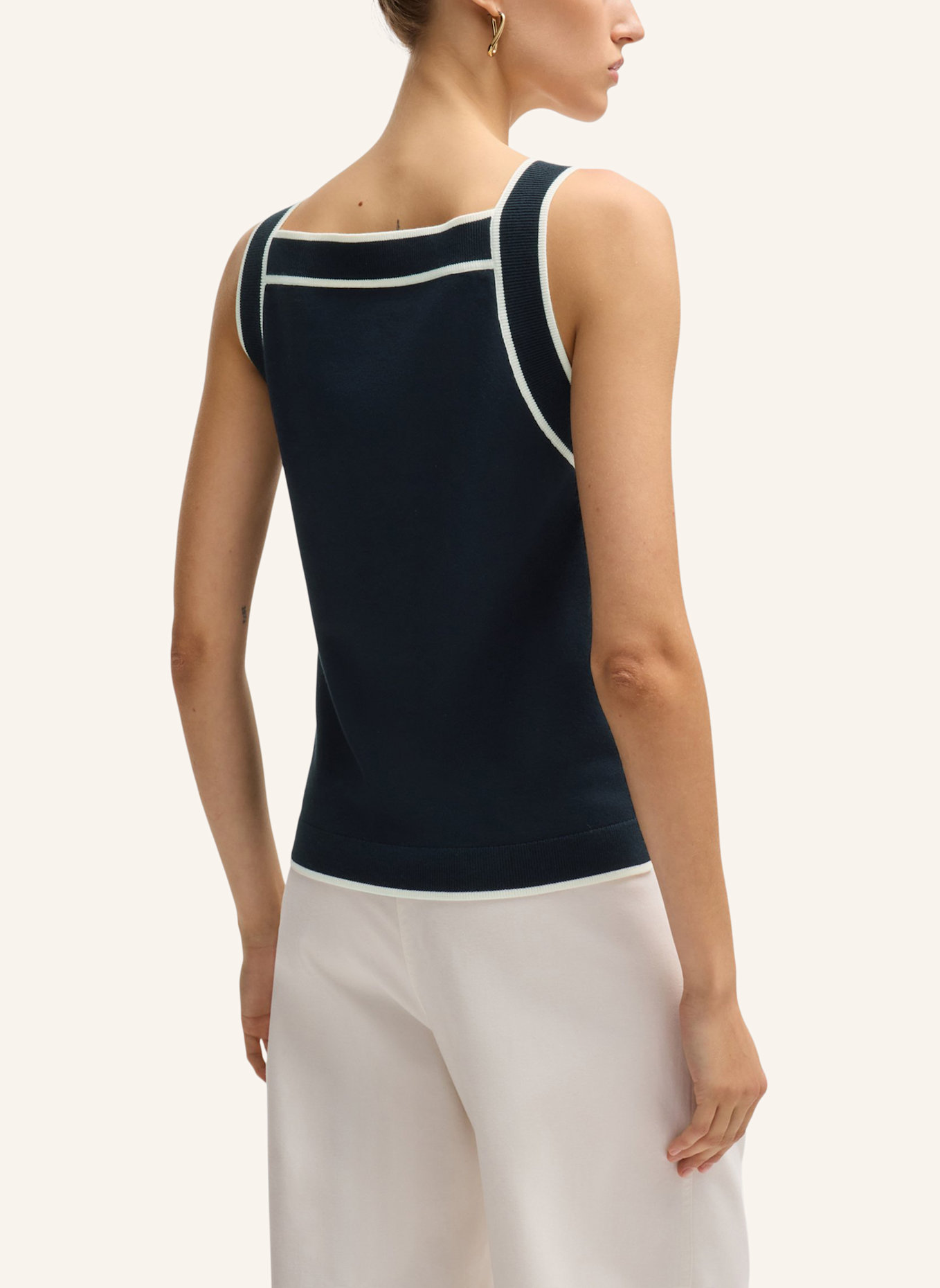 BOSS Casual Top FLIMI: DUNKELBLAU