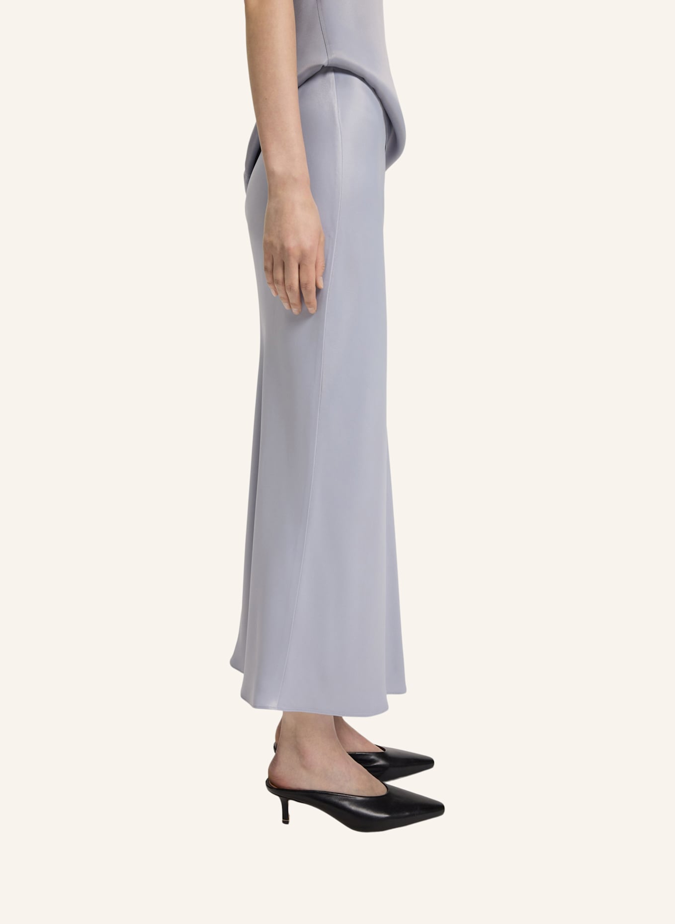 BOSS A-Linien-Rock VESATIE3 Regular Fit: HELLGRAU