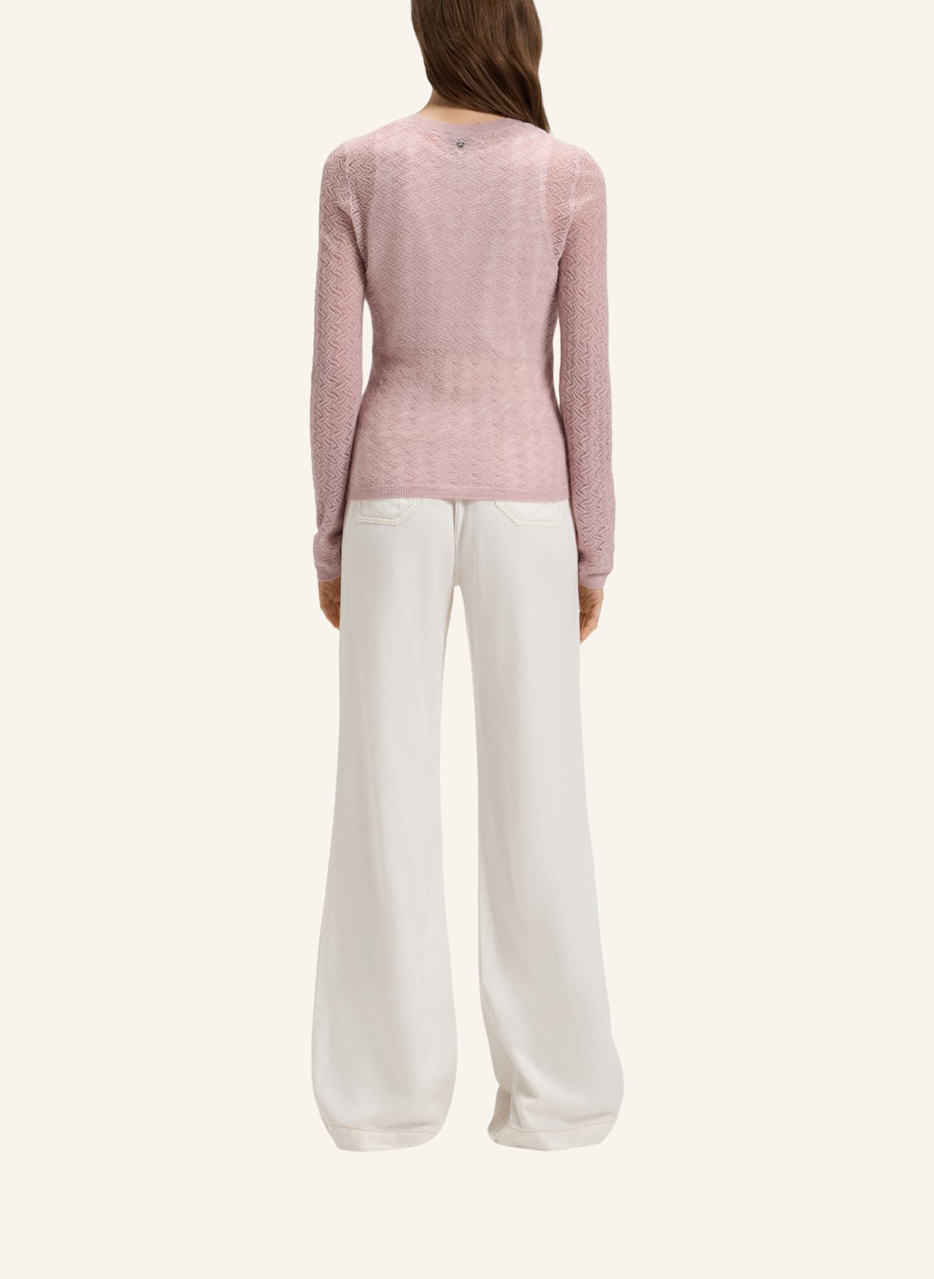 BOSS Pullover C_FASILEA Slim Fit: LILA