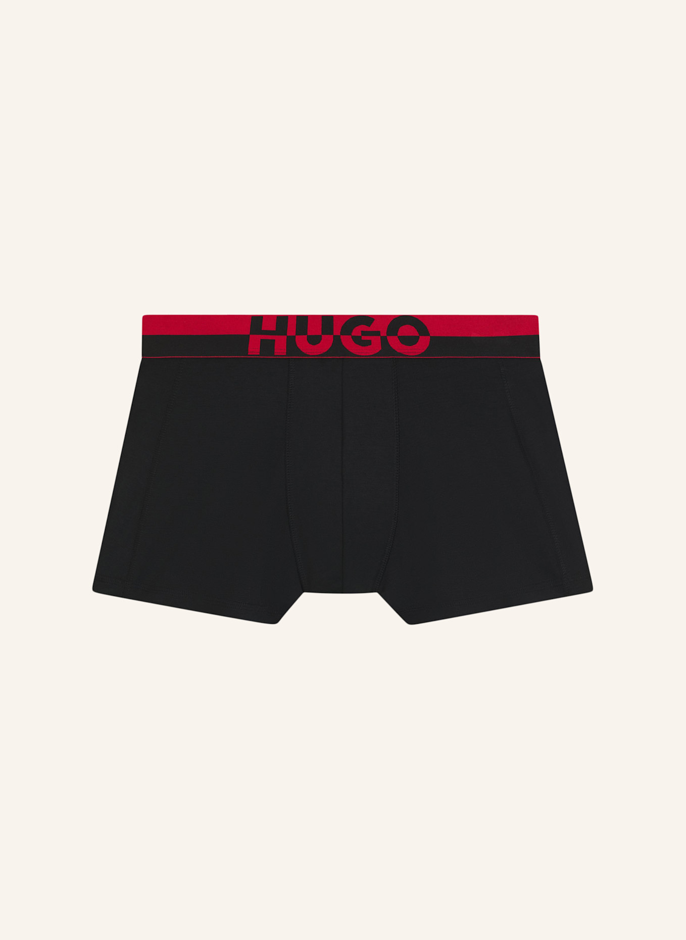 HUGO Boxershort TRUNK TR. SPLIT LOGO: SCHWARZ