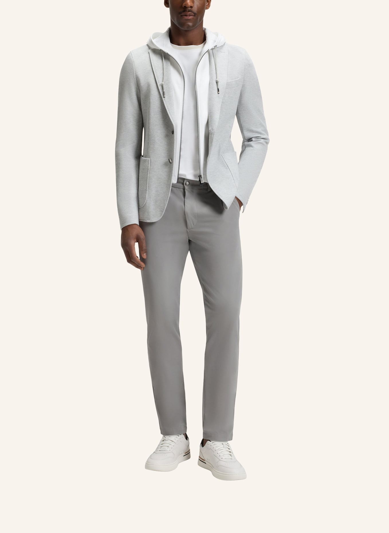 BOSS Chino KAITON Slim Fit: HELLGRAU