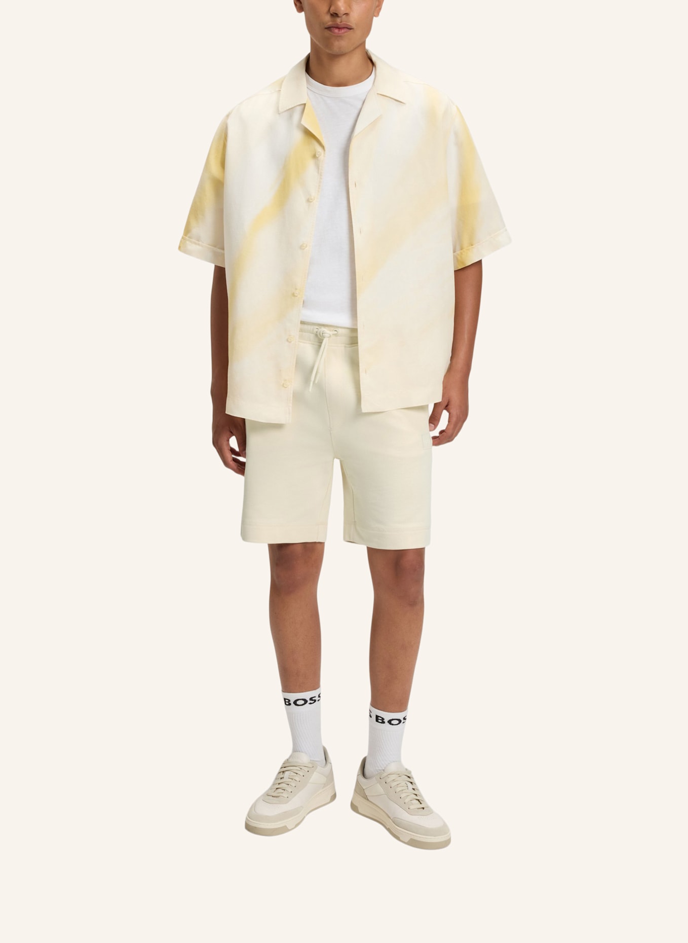 BOSS Casual Hose SEWALK Regular Fit: GELB