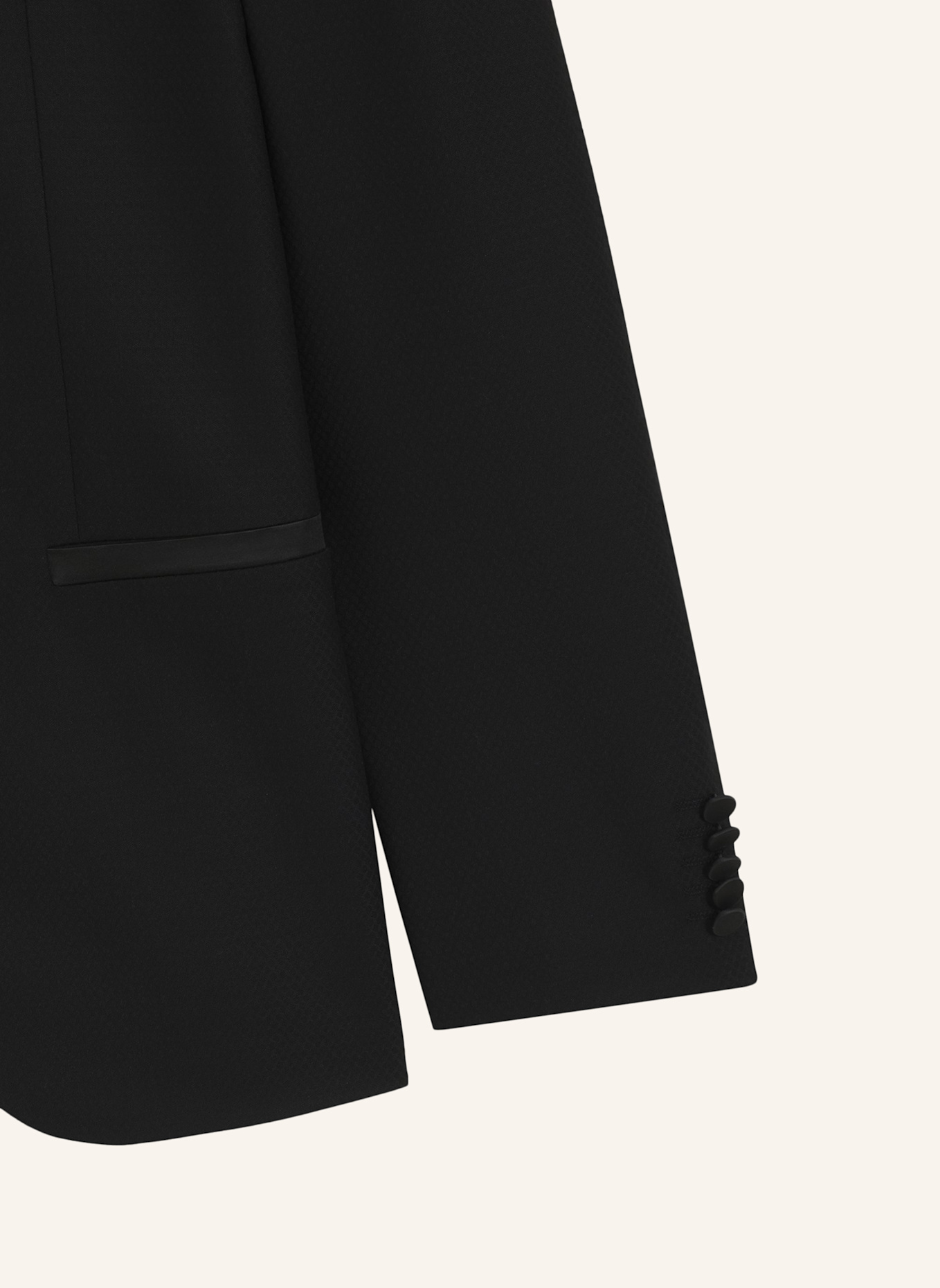 HUGO Business Anzug KARL-TEAGAN253E1X Modern Fit: SCHWARZ