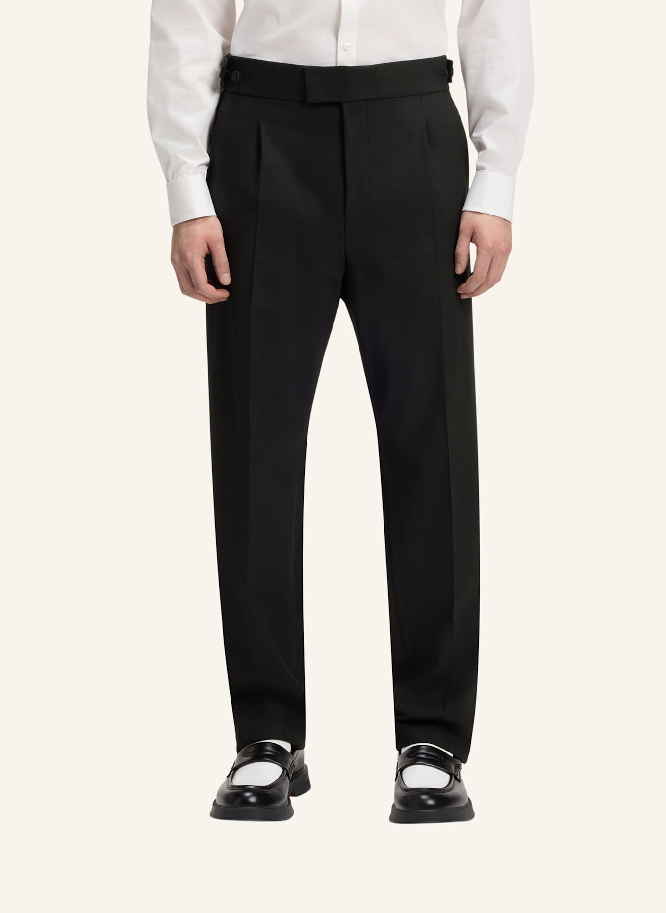 HUGO Business Anzug KARL-TEAGAN253E1X Modern Fit: SCHWARZ