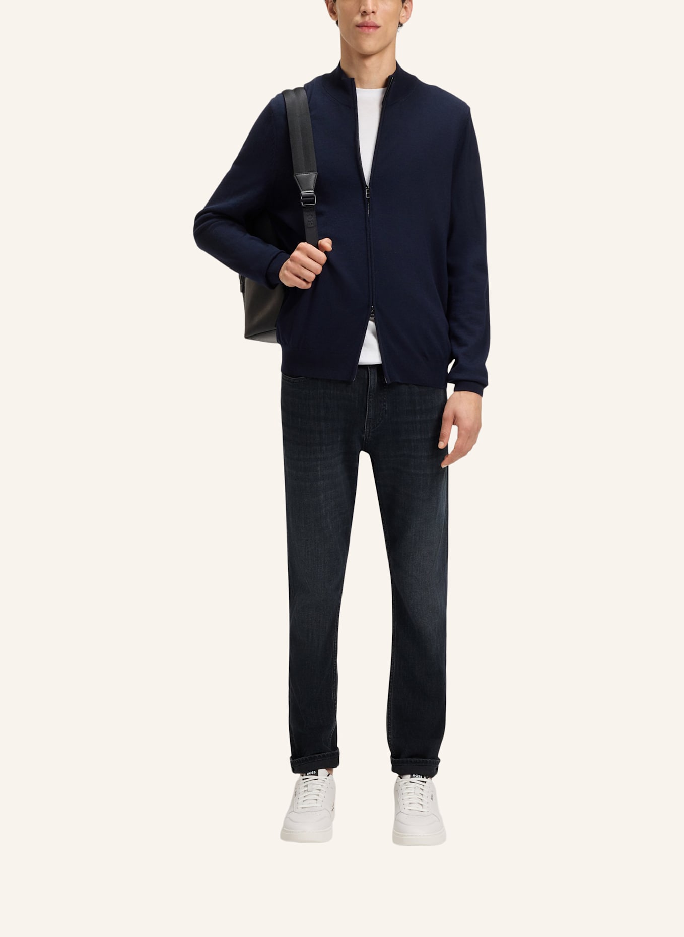 BOSS Jeans H-DELAWARE Slim Fit: DUNKELBLAU