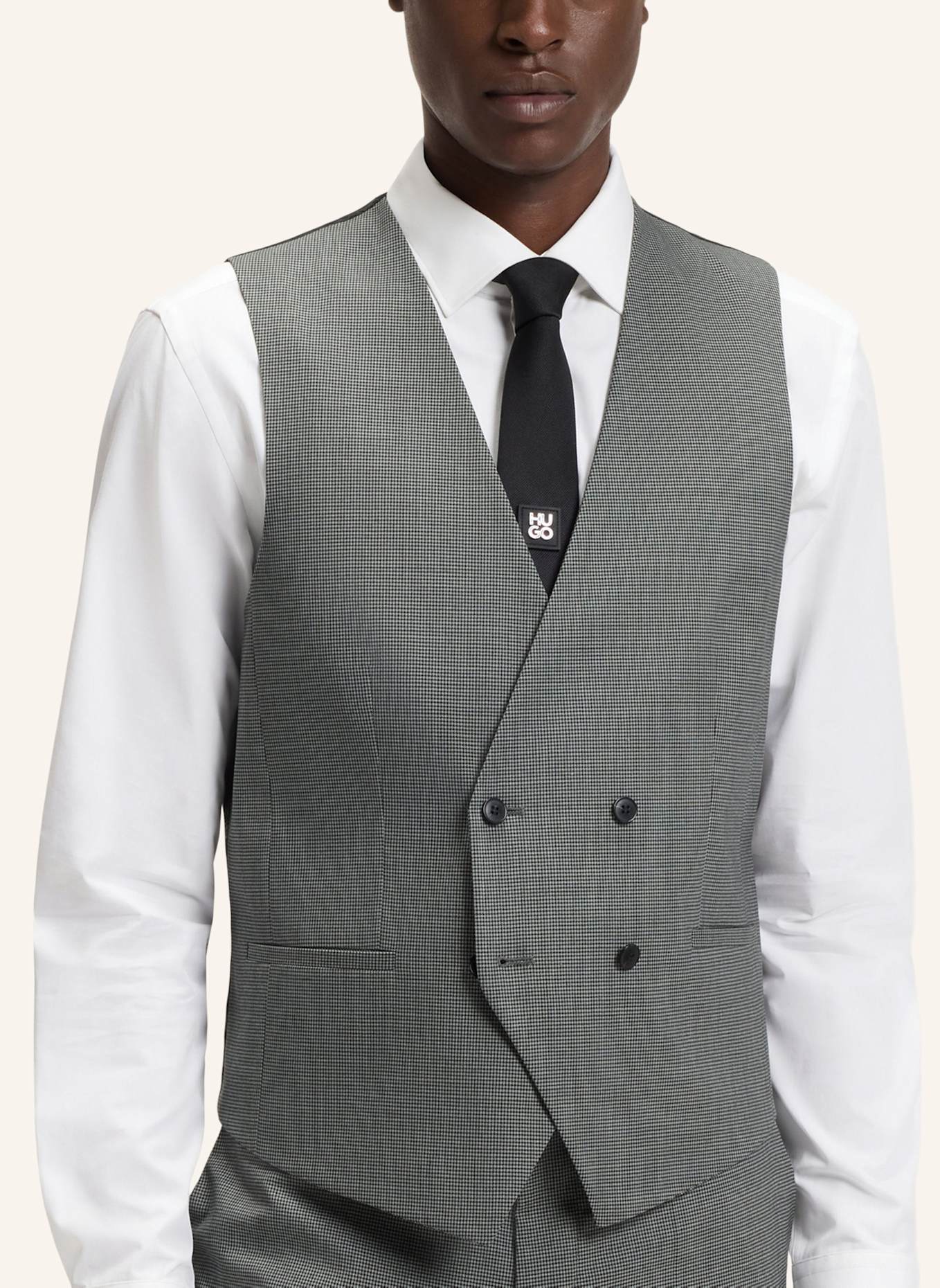 HUGO Business Anzug HENRY-GETLIN253V1X Slim Fit: GRÜN