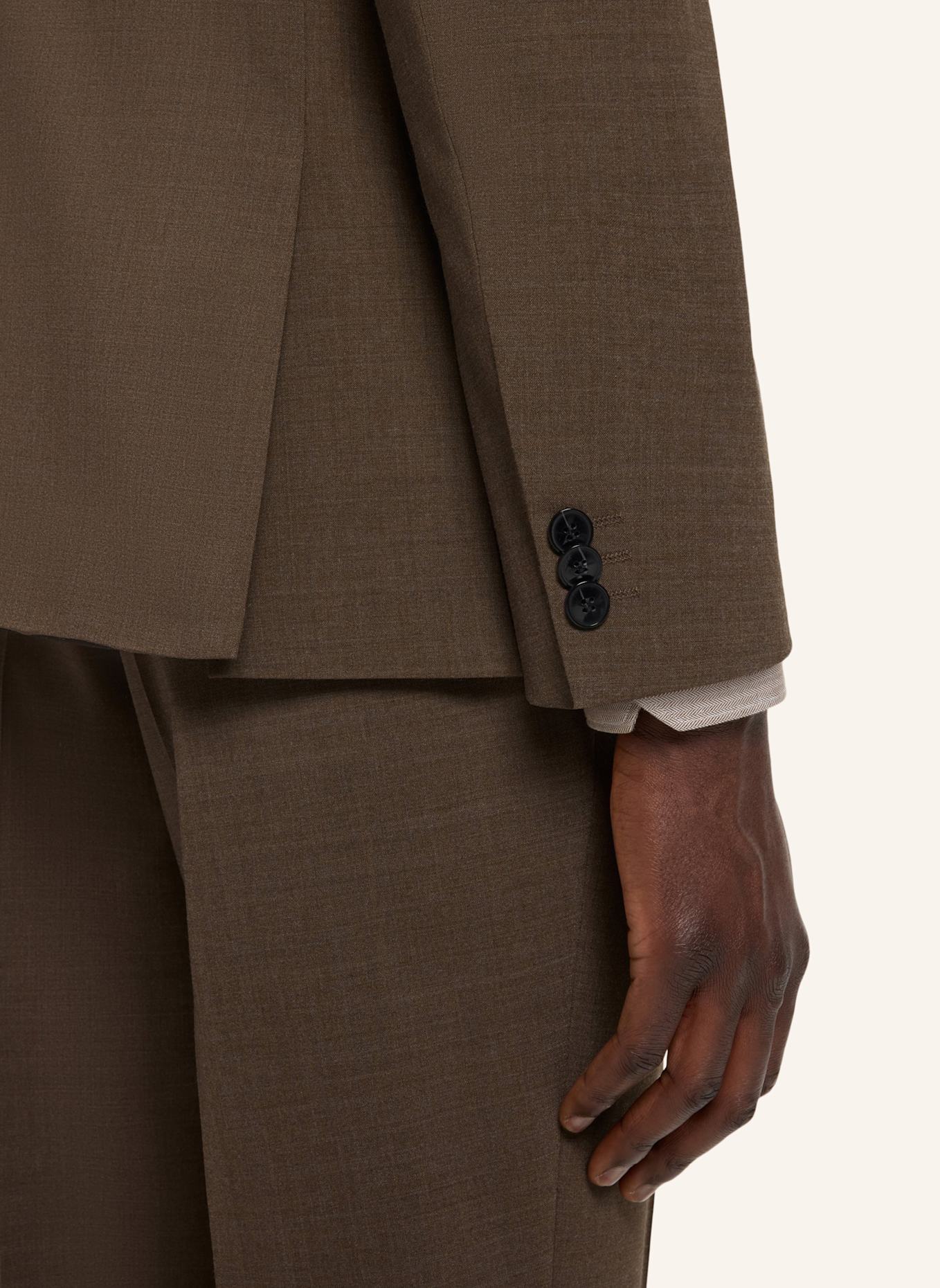 HUGO Business Anzug ARTI-HESTEN253X Extra-Slim Fit: BRAUN