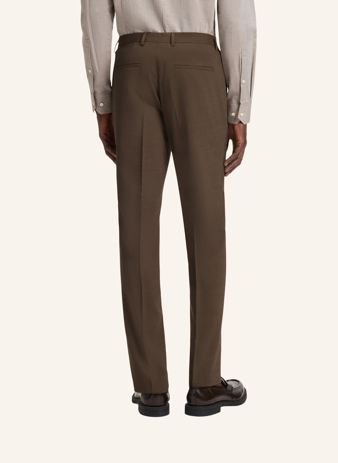 HUGO Business Anzug ARTI-HESTEN253X Extra-Slim Fit: BRAUN