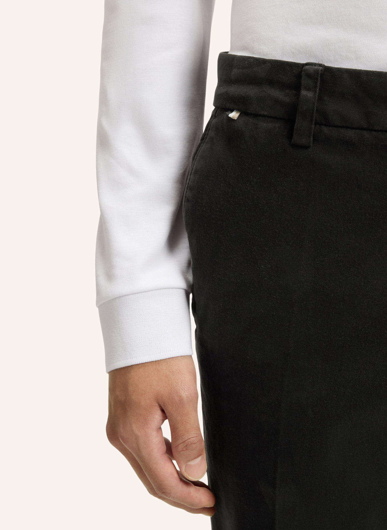 BOSS Casual Hose H-KANE1 Modern Fit: SCHWARZ