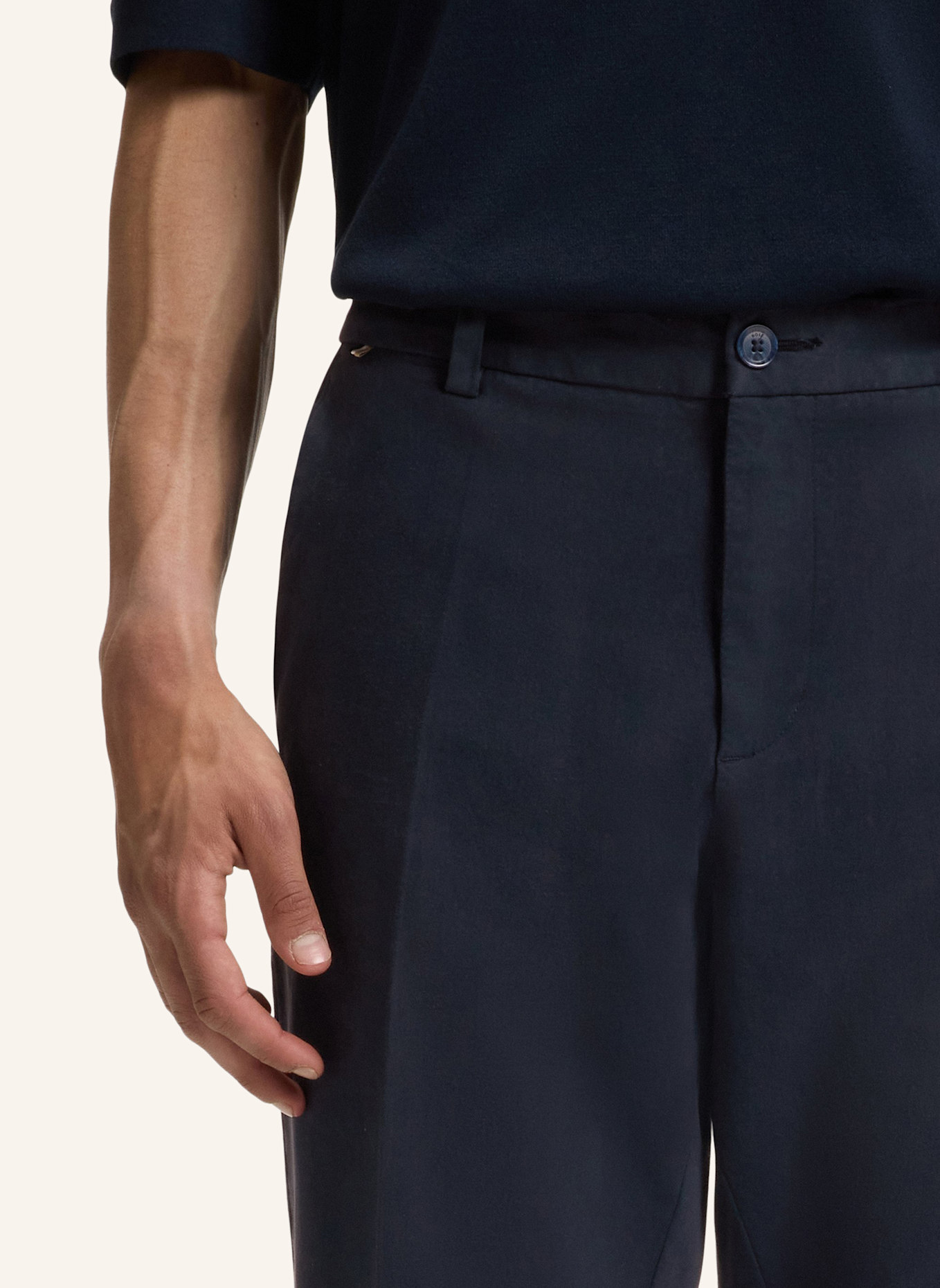 BOSS Casual Hose H-KANE1 Modern Fit: DUNKELBLAU