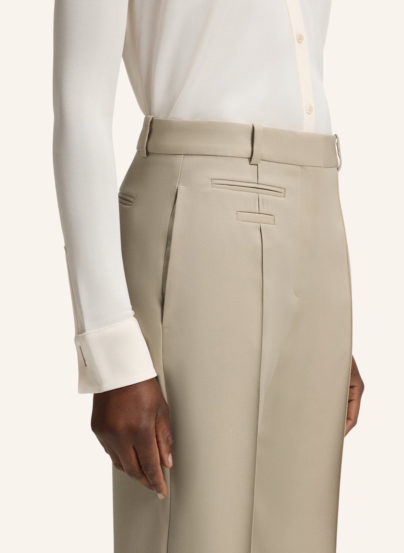 BOSS Business Hose TALIMIA Straight Fit: BEIGE