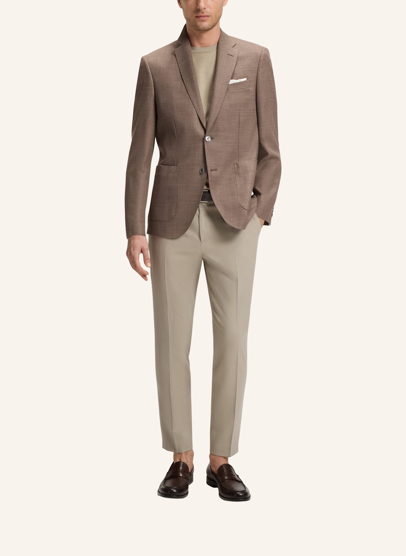 BOSS Blazer H-JANSON-FL-253 Regular Fit: BRAUN