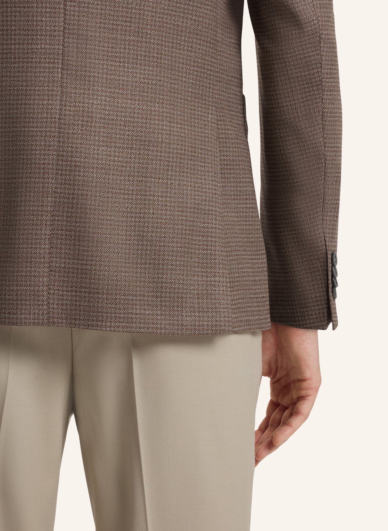 BOSS Blazer H-JANSON-FL-253 Regular Fit: BRAUN