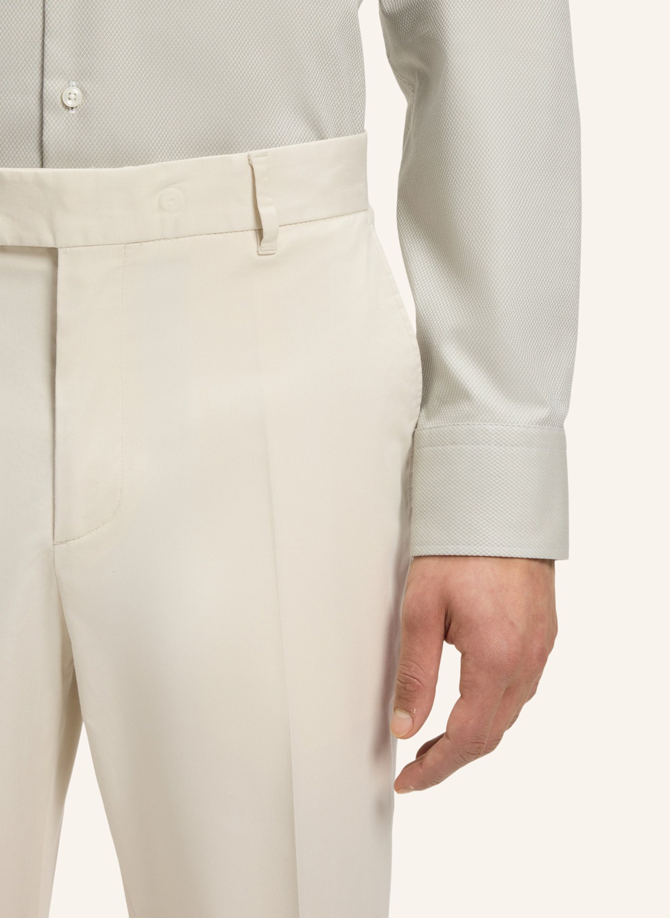 BOSS Business Hose C-PERIN-W-WG-253F Tapered Fit: WEISS