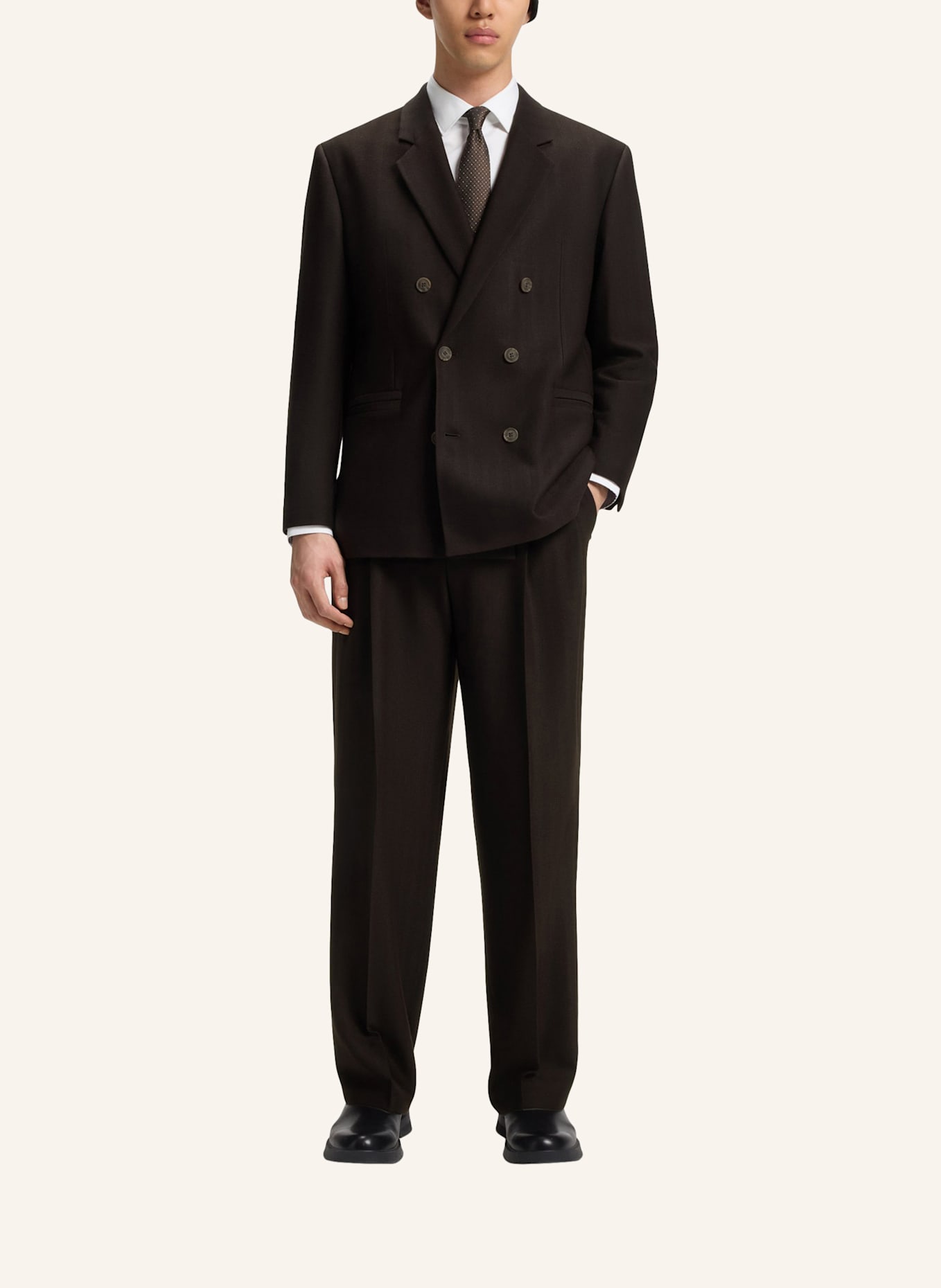 HUGO Blazer USMAR253F1X: BRAUN