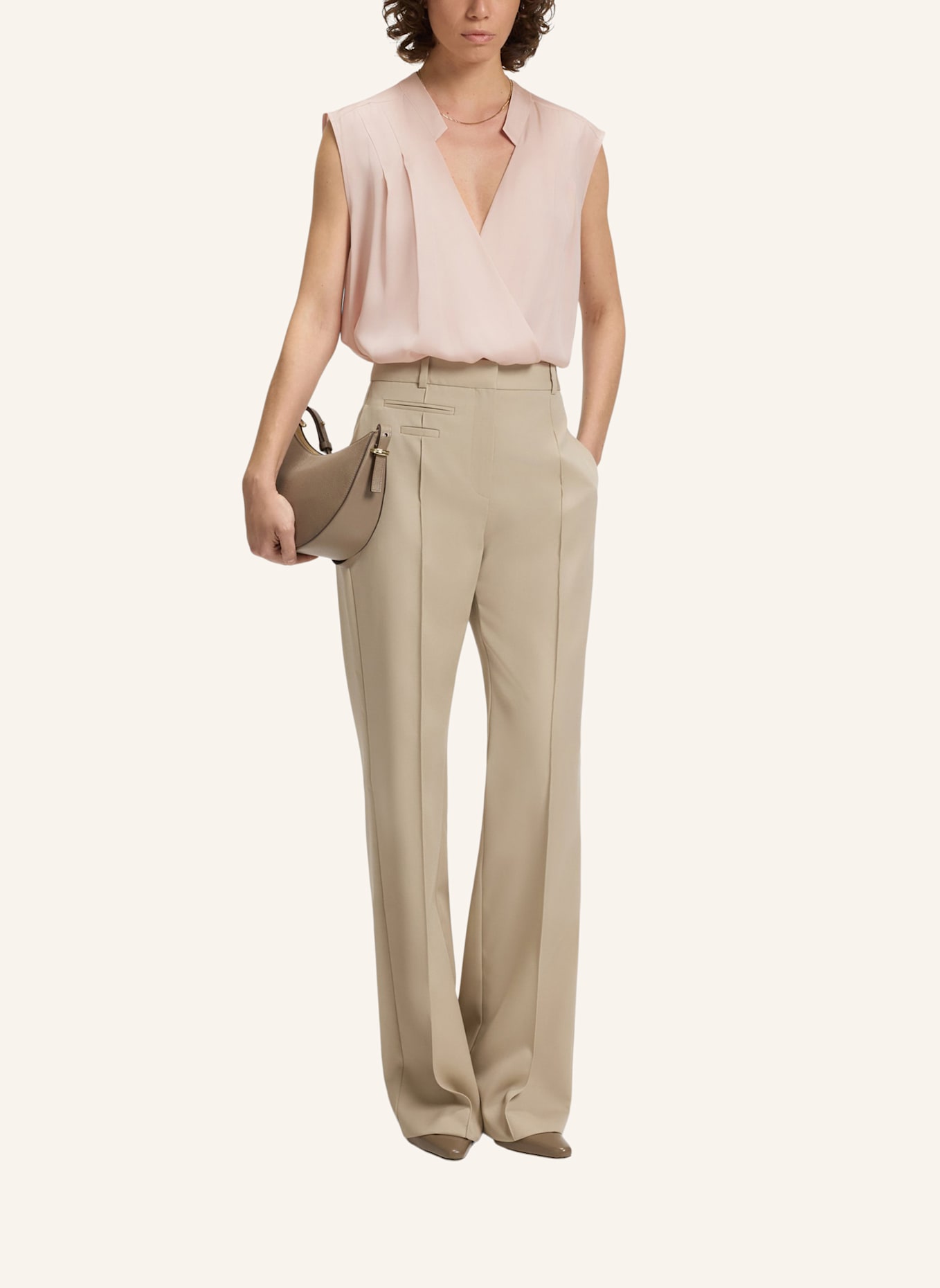 BOSS Business Bluse BASINA Regular Fit: LILA