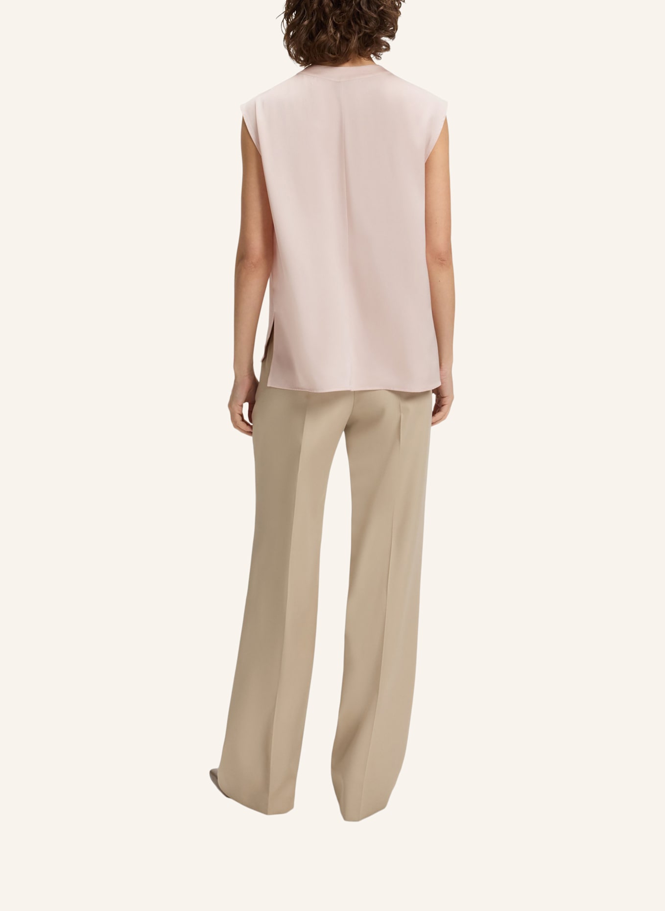 BOSS Business Bluse BASINA Regular Fit: LILA