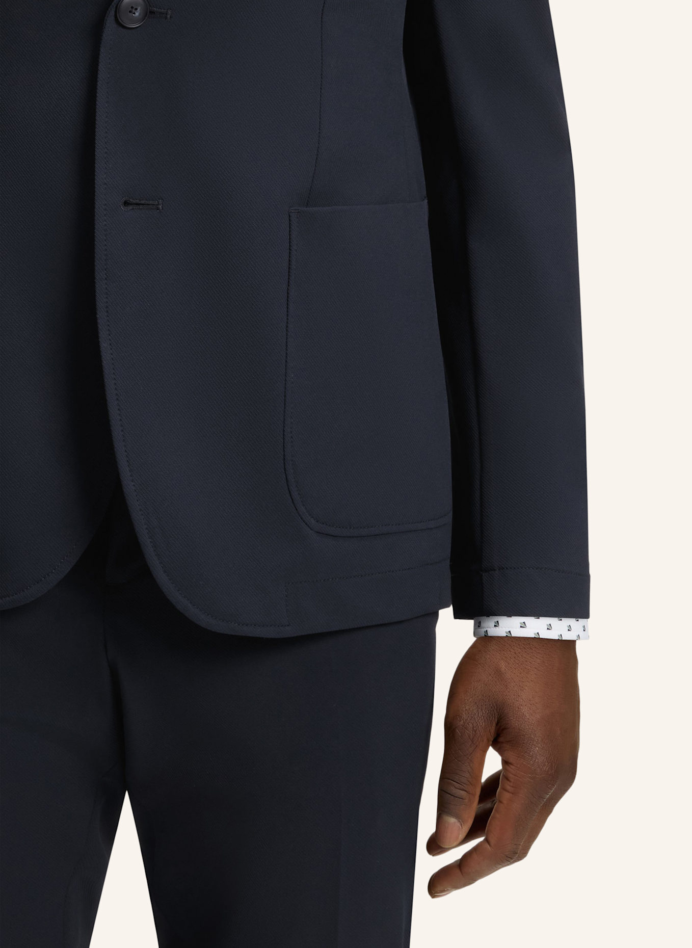 BOSS Blazer P-HANRY-WG-PK-253F Slim Fit: DUNKELBLAU