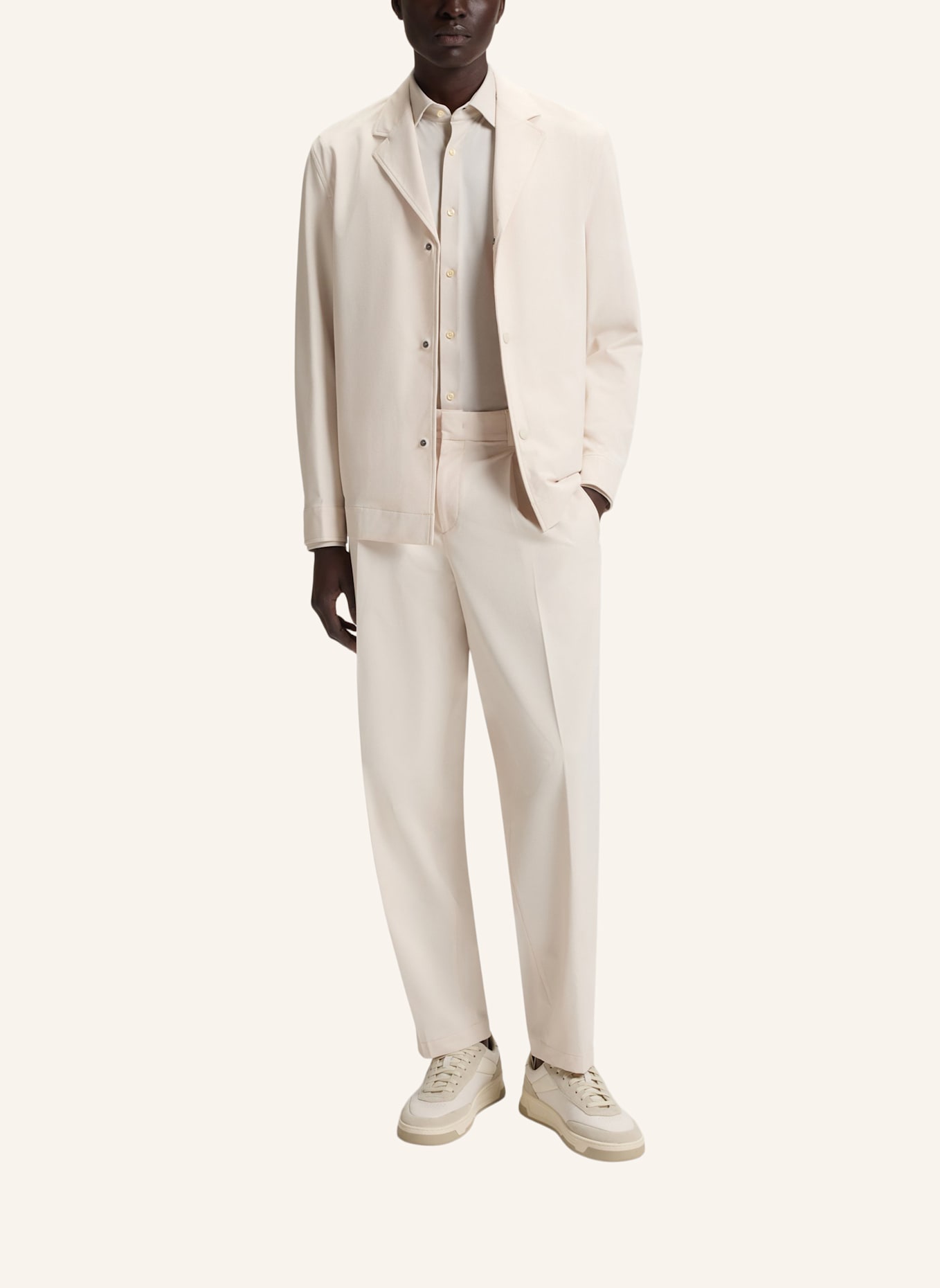 BOSS Blazer P-CARPER-WG-PK-253F Relaxed Fit: WEISS