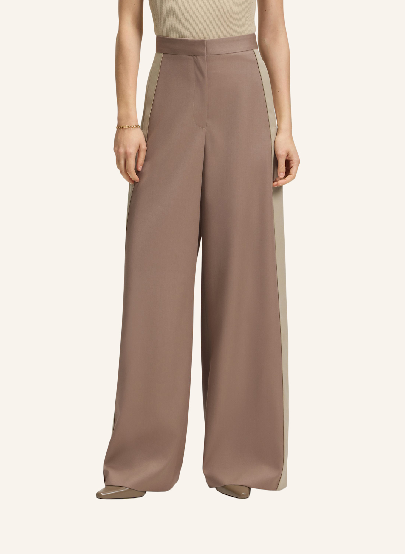 BOSS Business Hose TIANAL Regular Fit: BRAUN