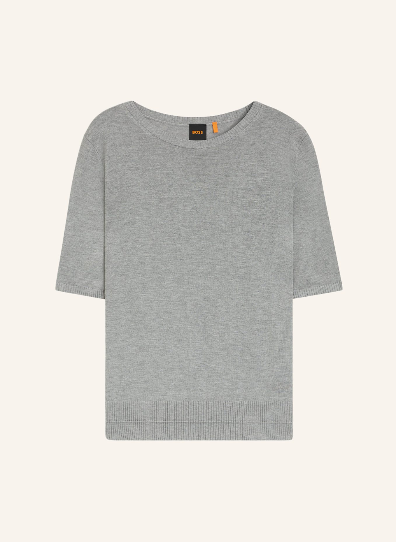 BOSS Pullover C_FIAFFUSA Regular Fit: SILBER