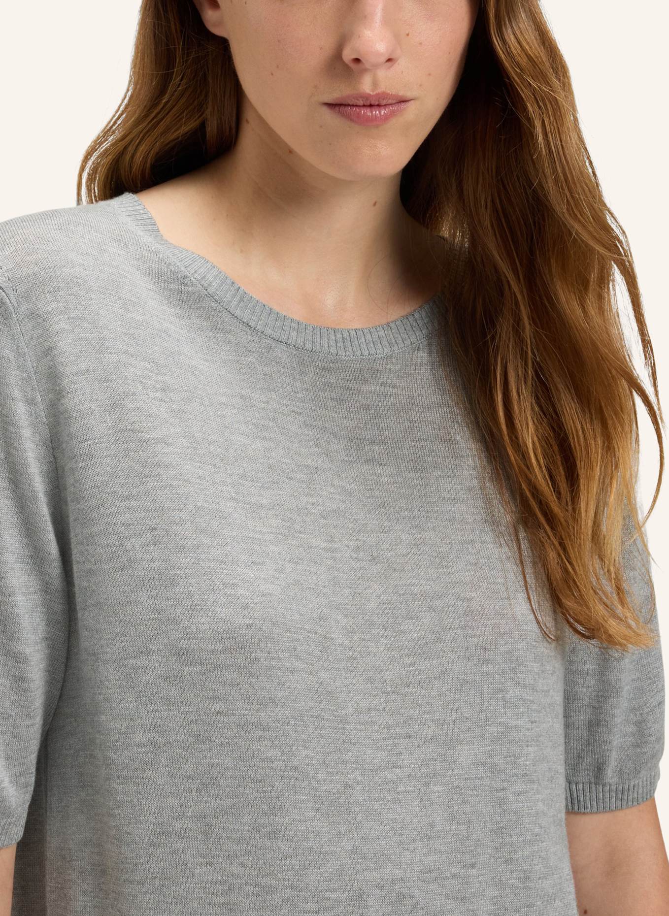 BOSS Pullover C_FIAFFUSA Regular Fit: SILBER