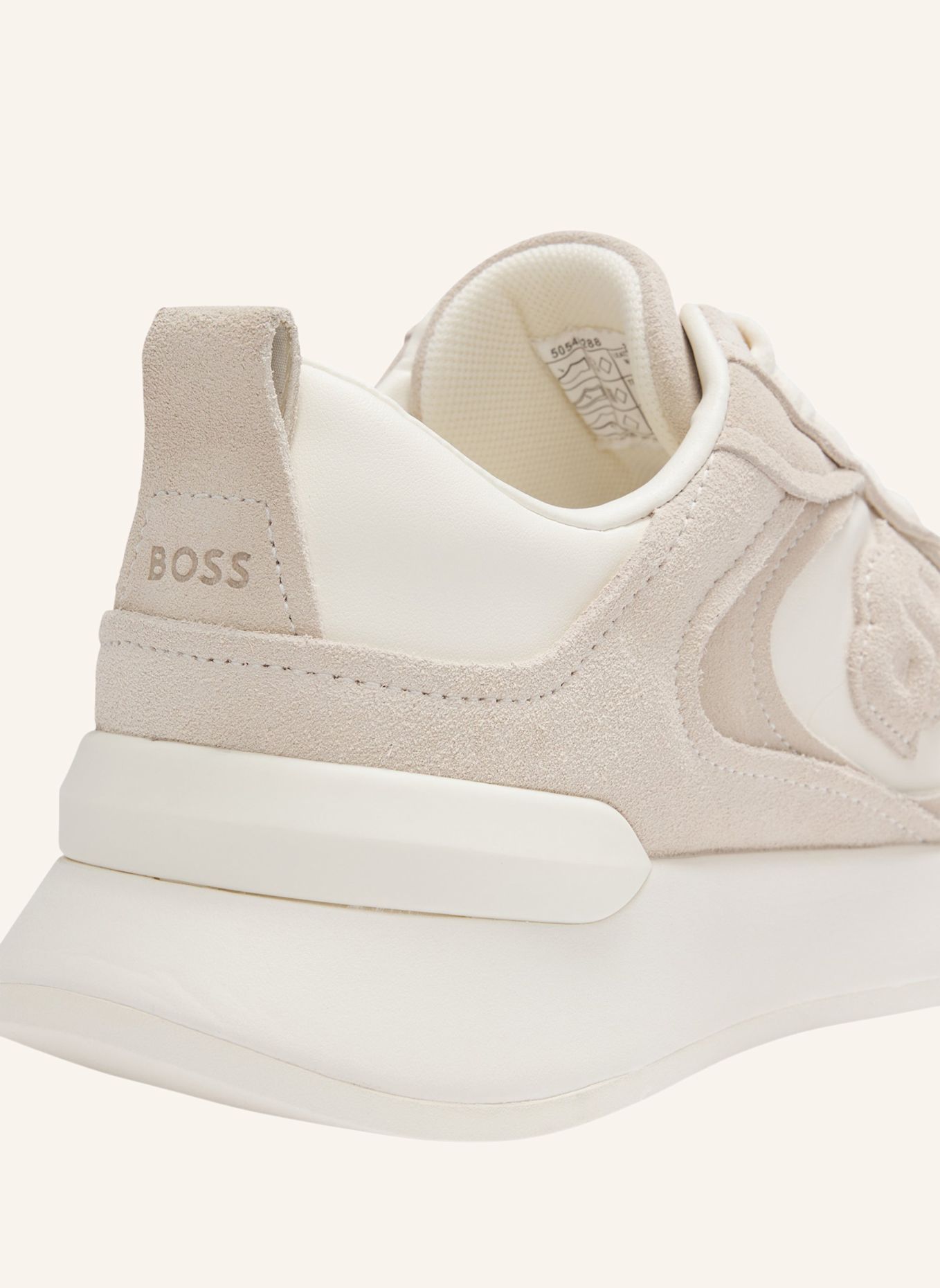 BOSS Turnschuh B ICON_RUNN_SDNAP: WEISS