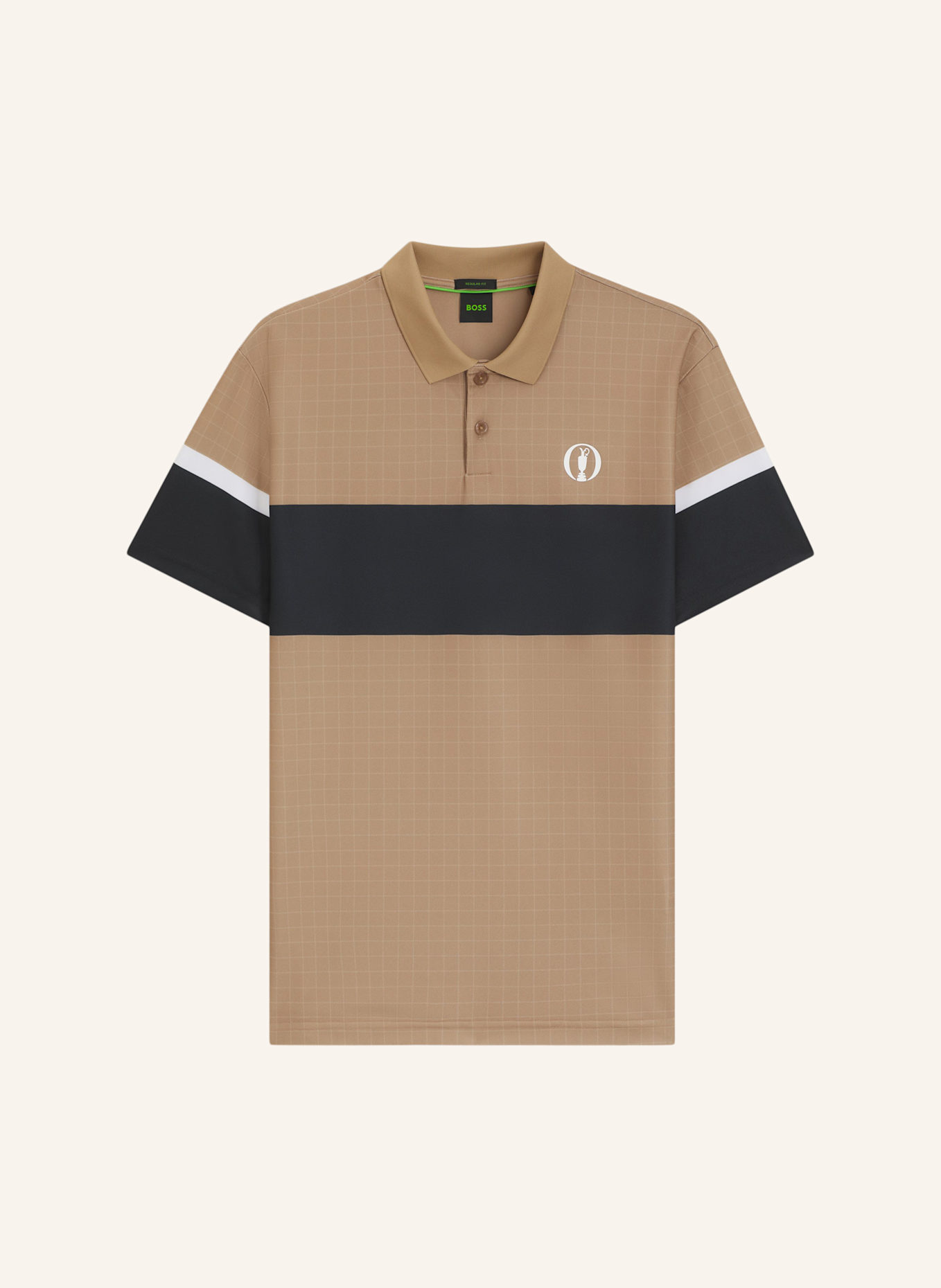 BOSS Poloshirt PADDY THE OPEN 25 Regular Fit: BEIGE