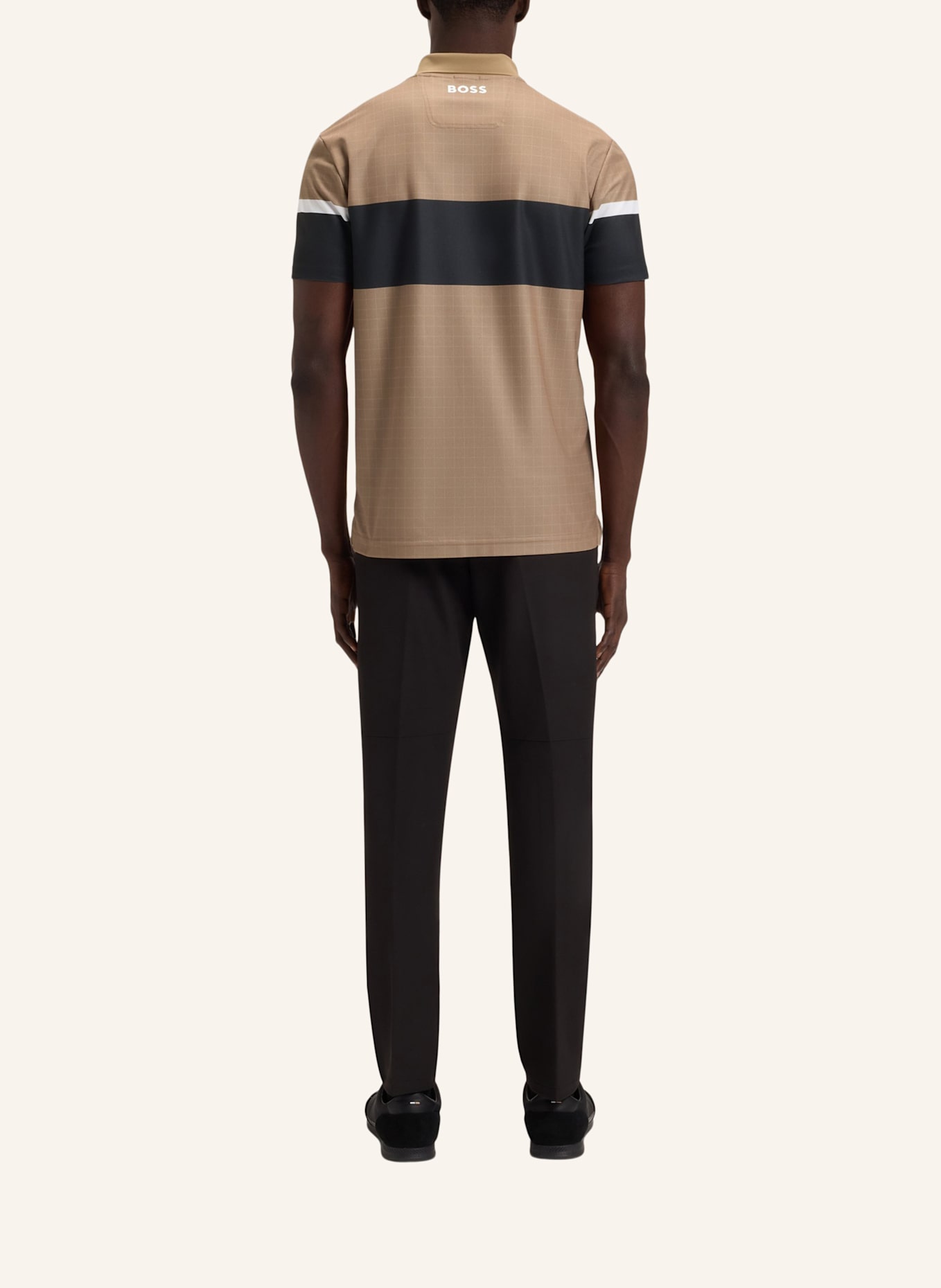 BOSS Poloshirt PADDY THE OPEN 25 Regular Fit: BEIGE