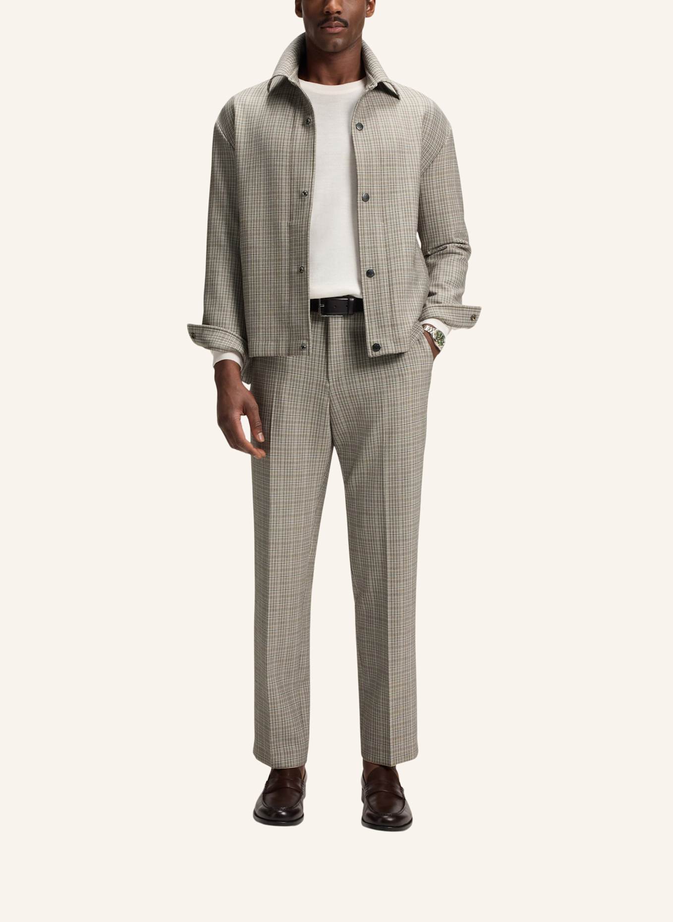 BOSS Blazer C-CRAIG-COACH-253 Relaxed Fit: BEIGE