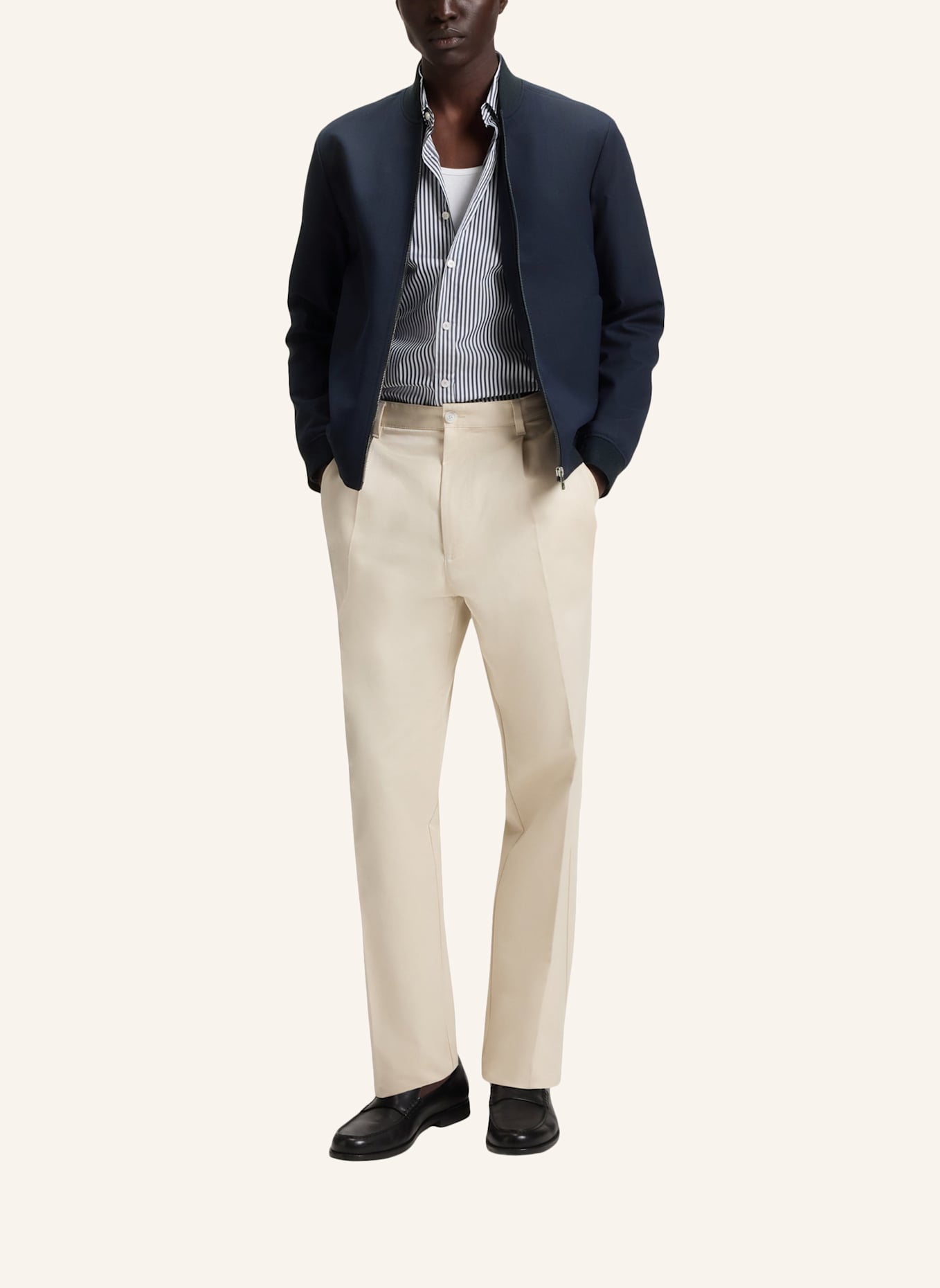 BOSS Blazer P-HANRY-BMB-WG-253 Slim Fit: DUNKELBLAU