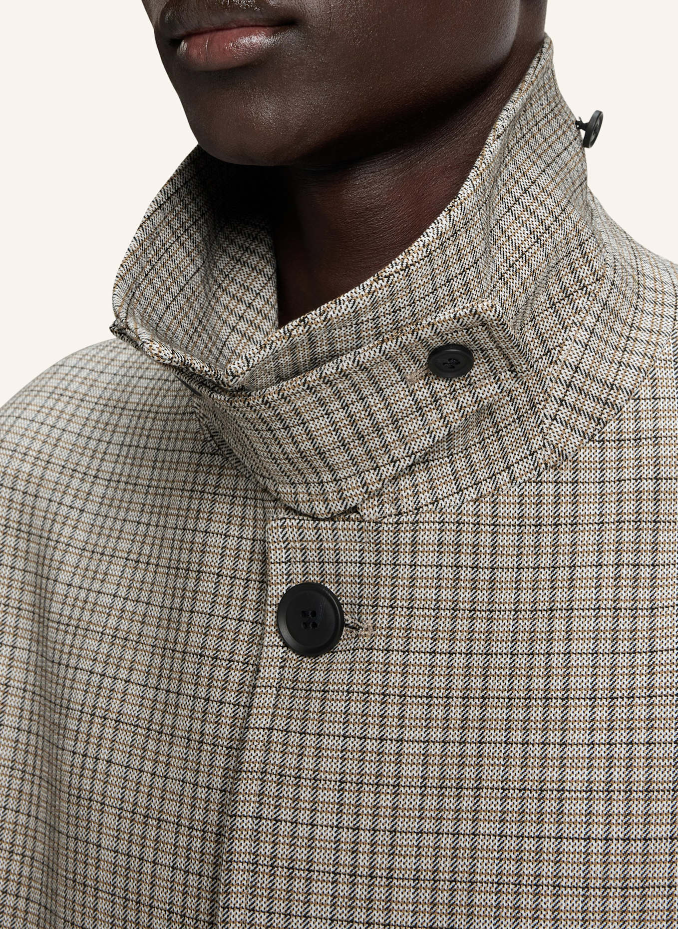 BOSS Klassischer Mantel C-CLARK-253 Relaxed Fit: BEIGE