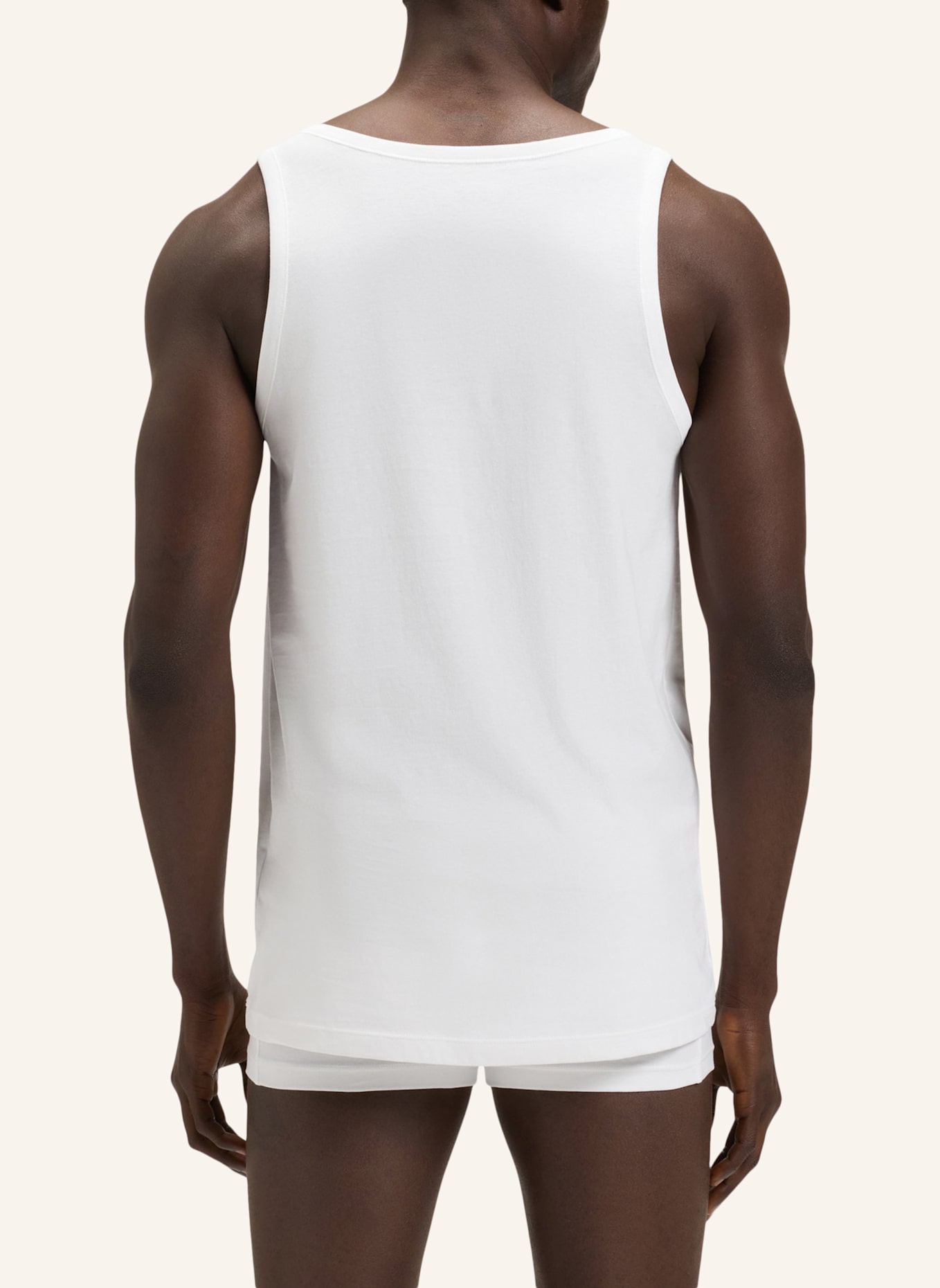 BOSS 3er-Pack Unterhemden: WEISS