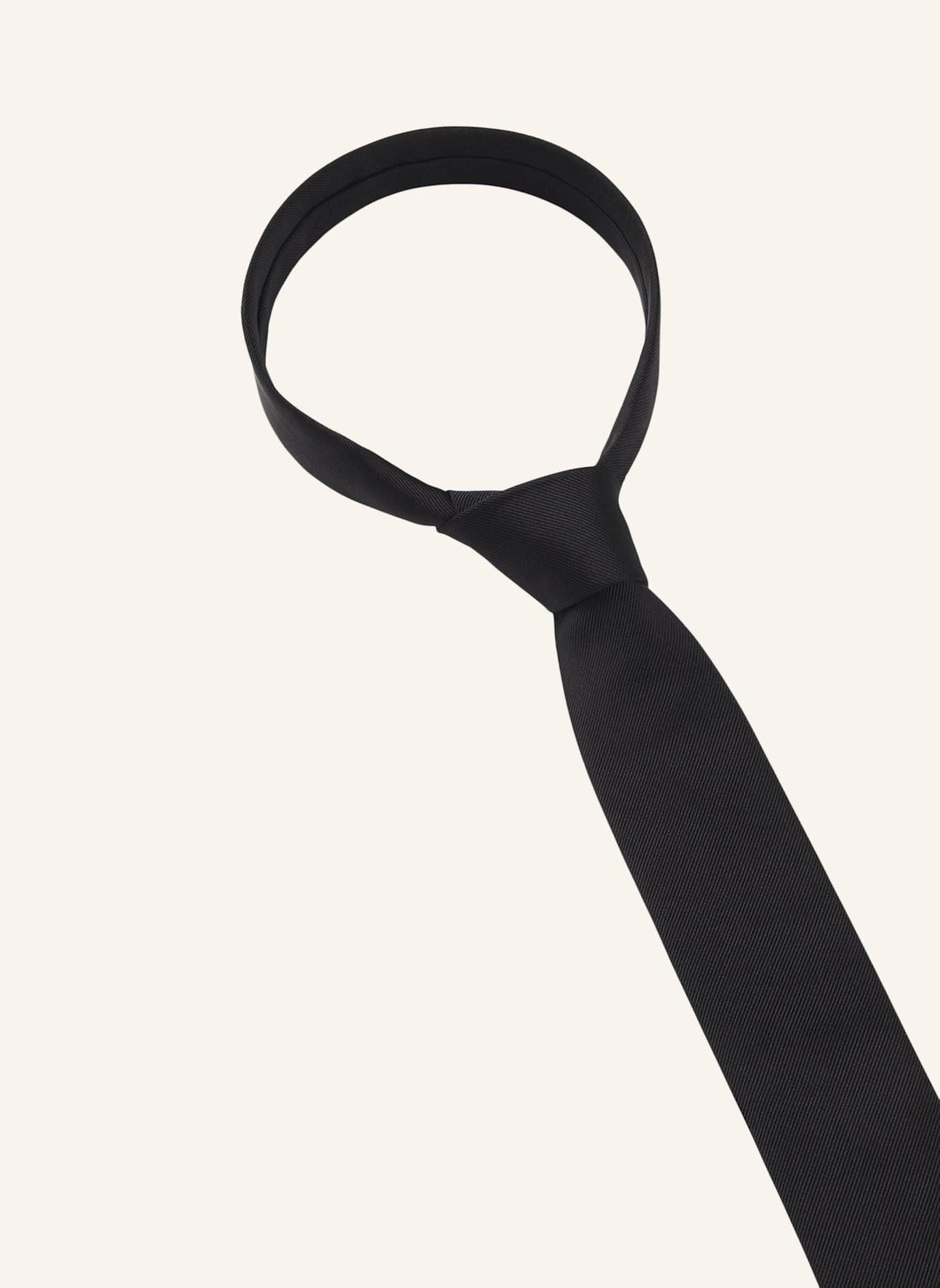 BOSS Krawatte H-TIE 6 CM: SCHWARZ