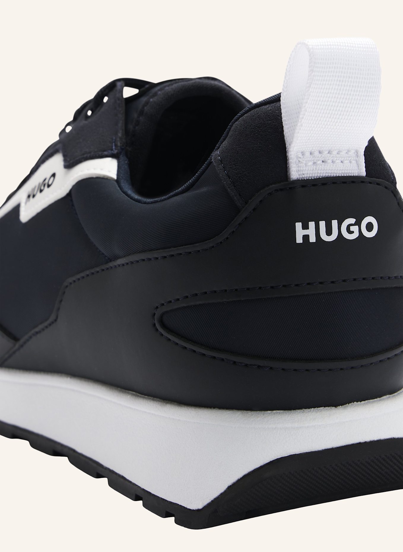 HUGO Sneaker ICELIN_RUNN_PUMF_N: DUNKELBLAU