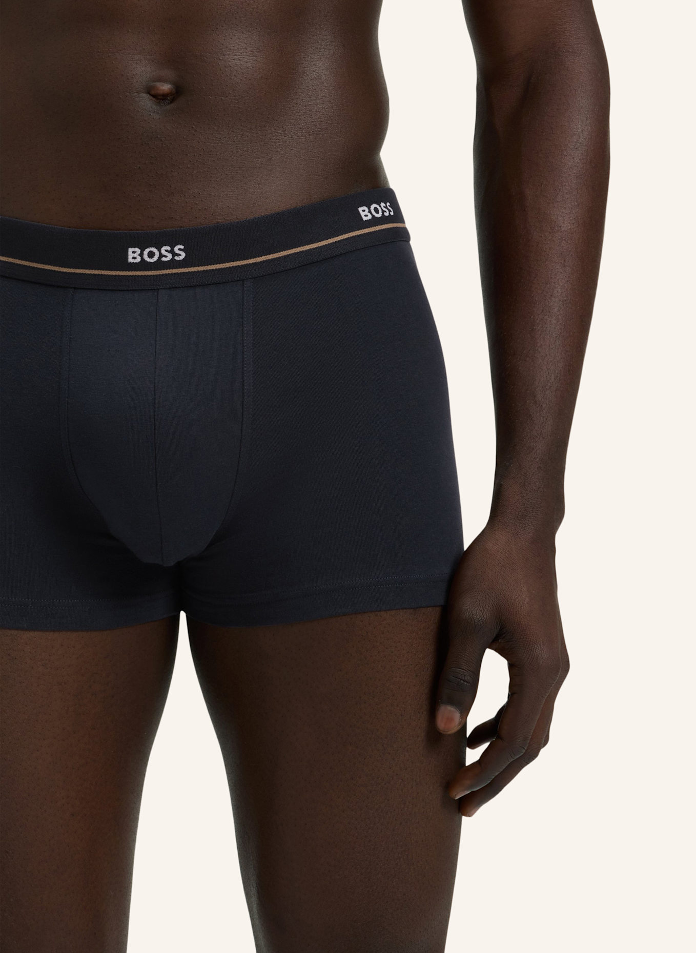BOSS Boxershort TRUNK 5P ESSENTIAL: DUNKELBLAU