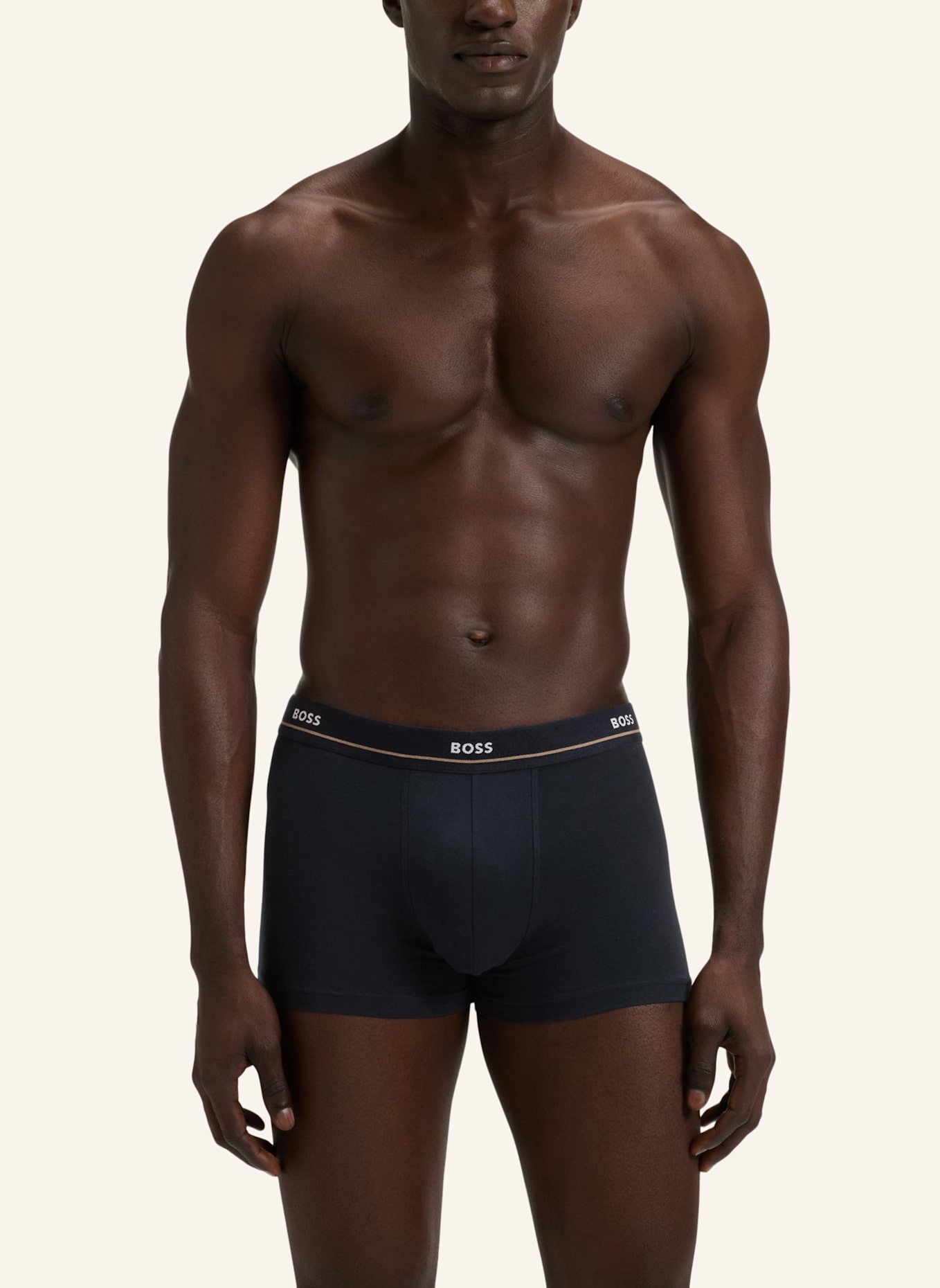 BOSS Boxershort TRUNK 5P ESSENTIAL: DUNKELBLAU