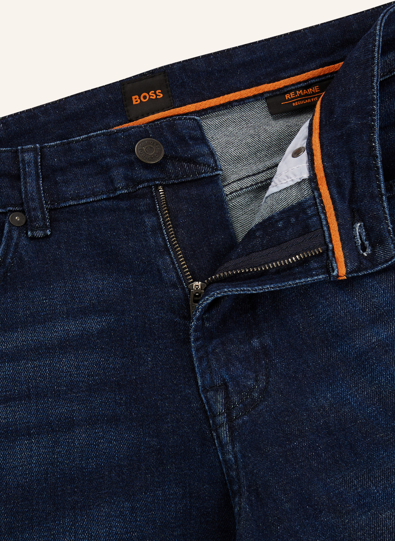 BOSS Jeans RE.MAINE Regular Fit: DUNKELBLAU