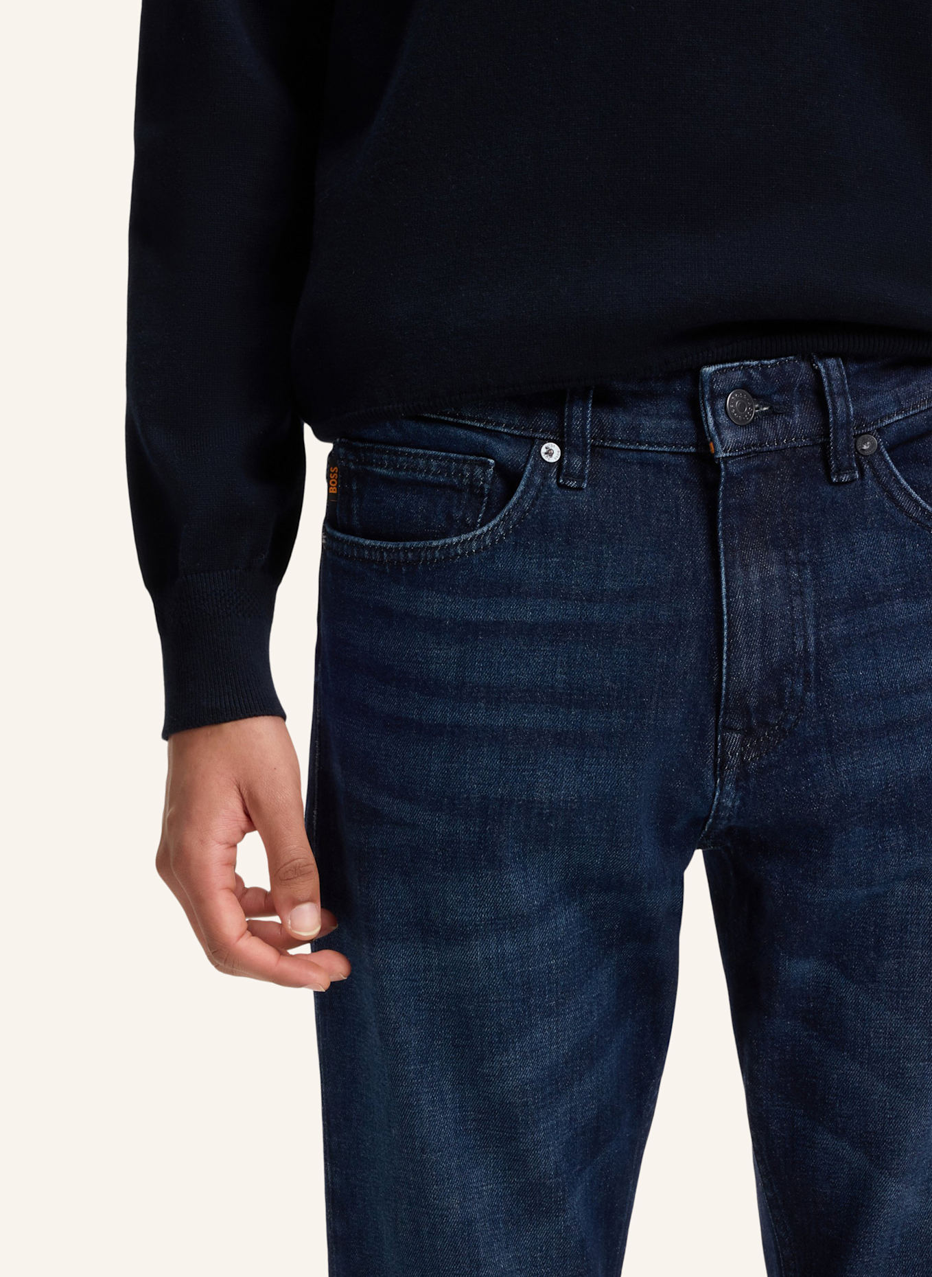 BOSS Jeans DELAWARE BO Slim Fit: DUNKELBLAU