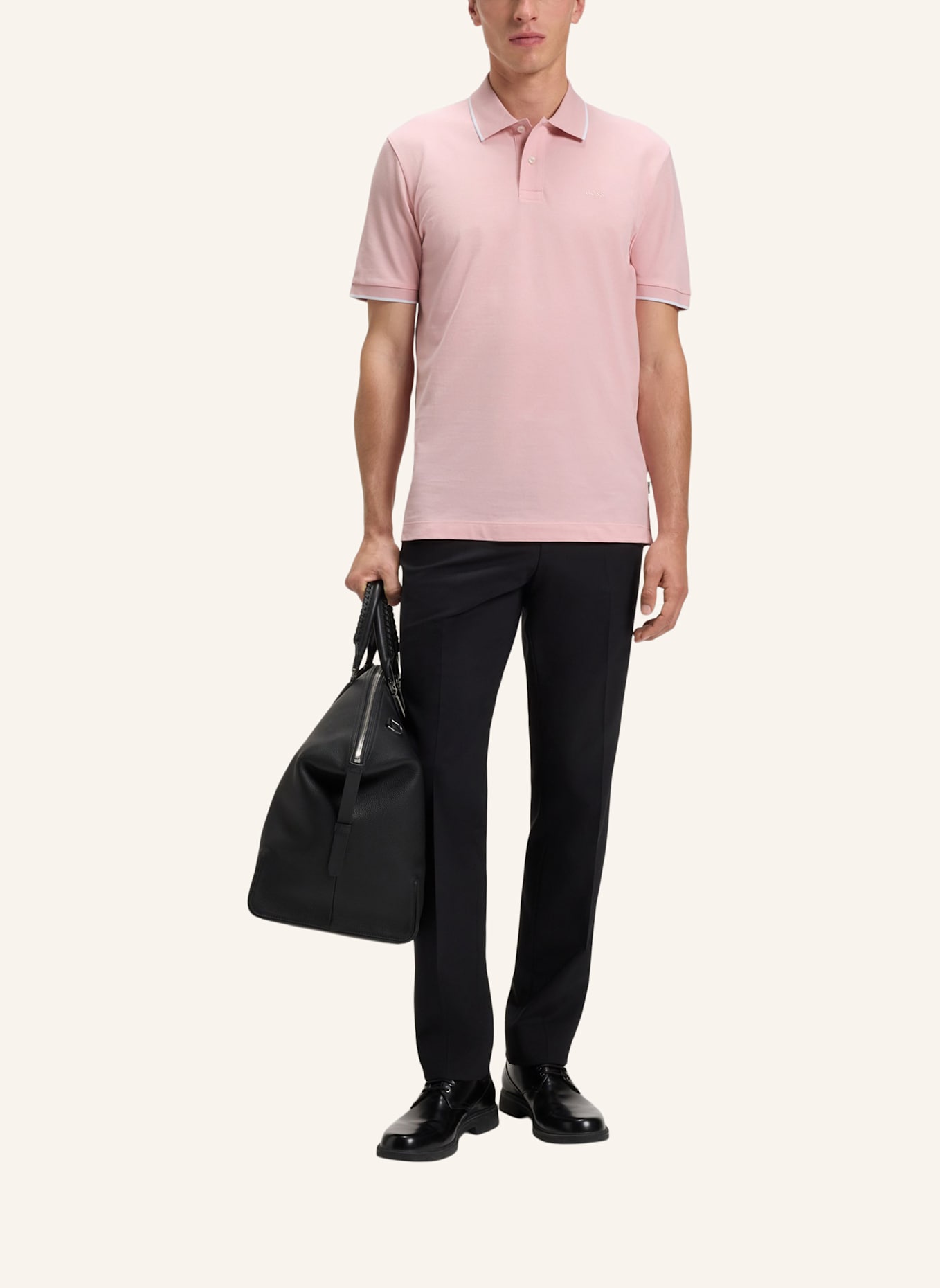 BOSS Poloshirt PARLAY 250_IN Regular Fit: HELLROSA