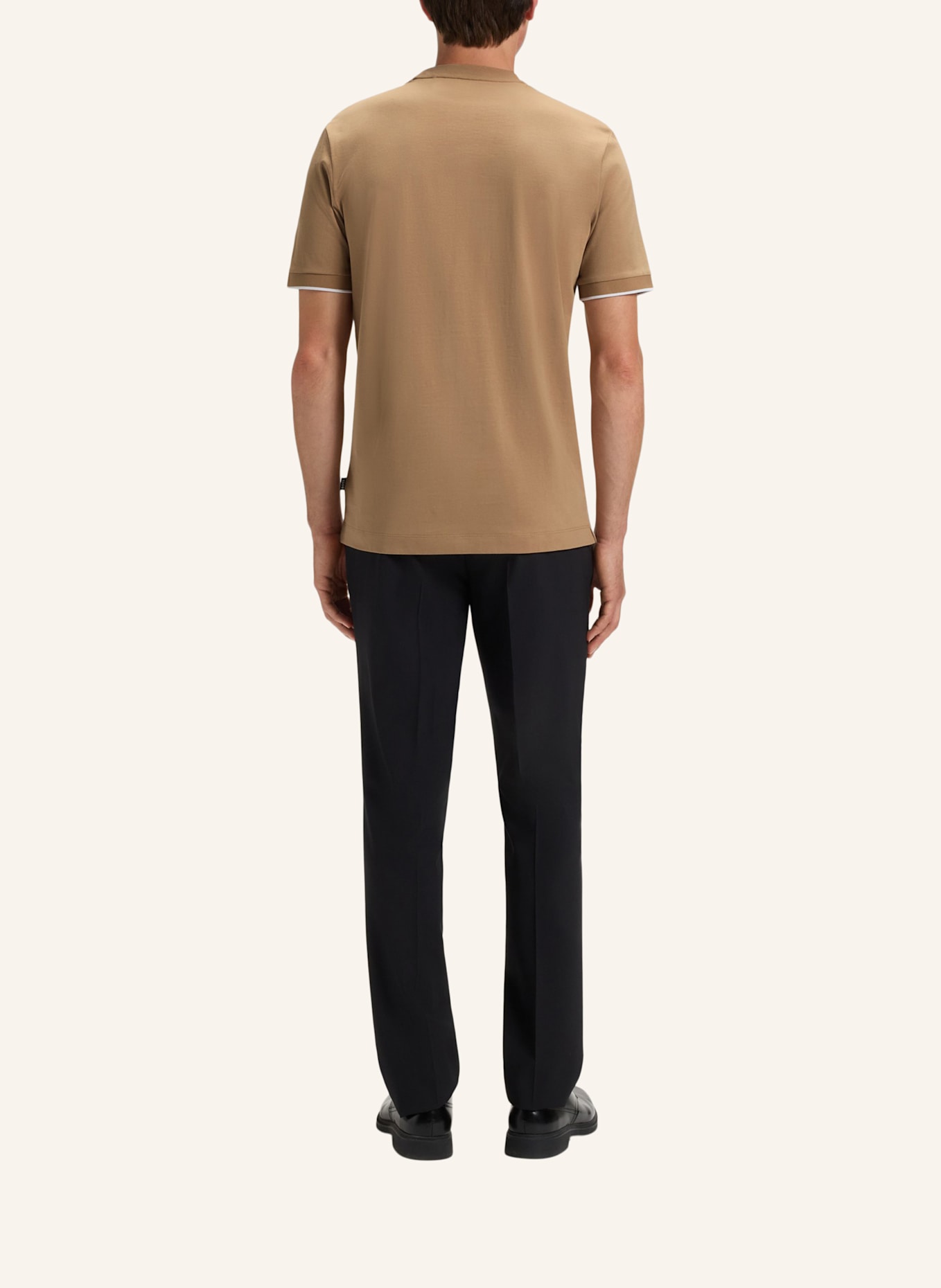 BOSS T-Shirt THOMPSON 250_IN Regular Fit: BEIGE