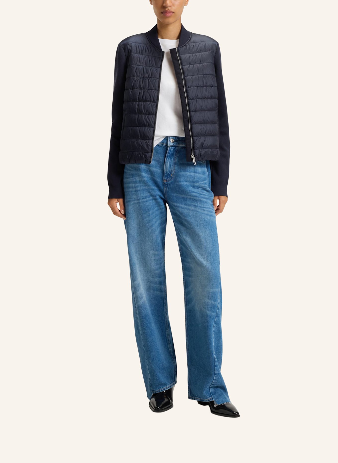 BOSS Casual Jacke PIDINA Regular Fit: DUNKELBLAU