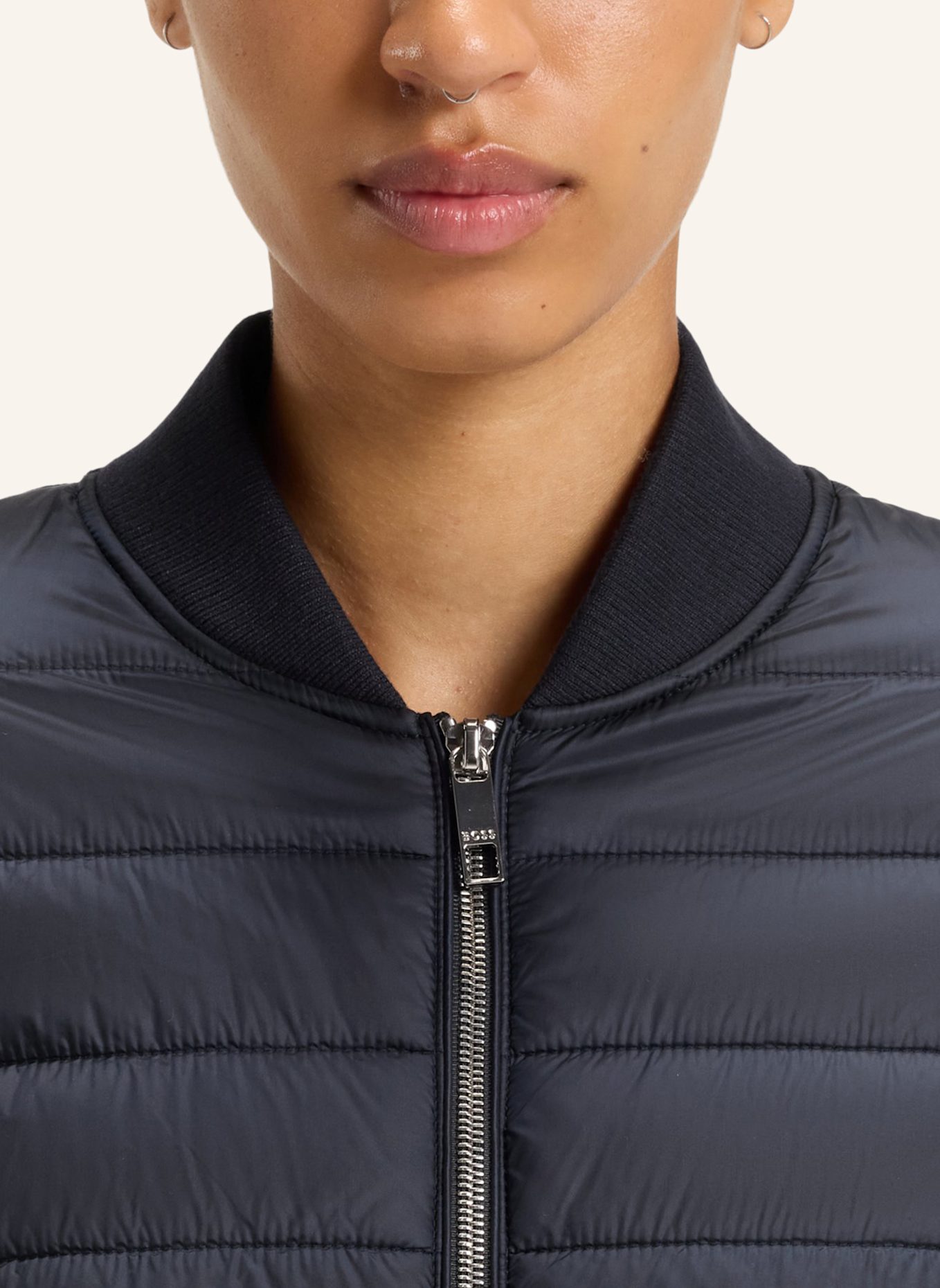 BOSS Casual Jacke PIDINA Regular Fit: DUNKELBLAU