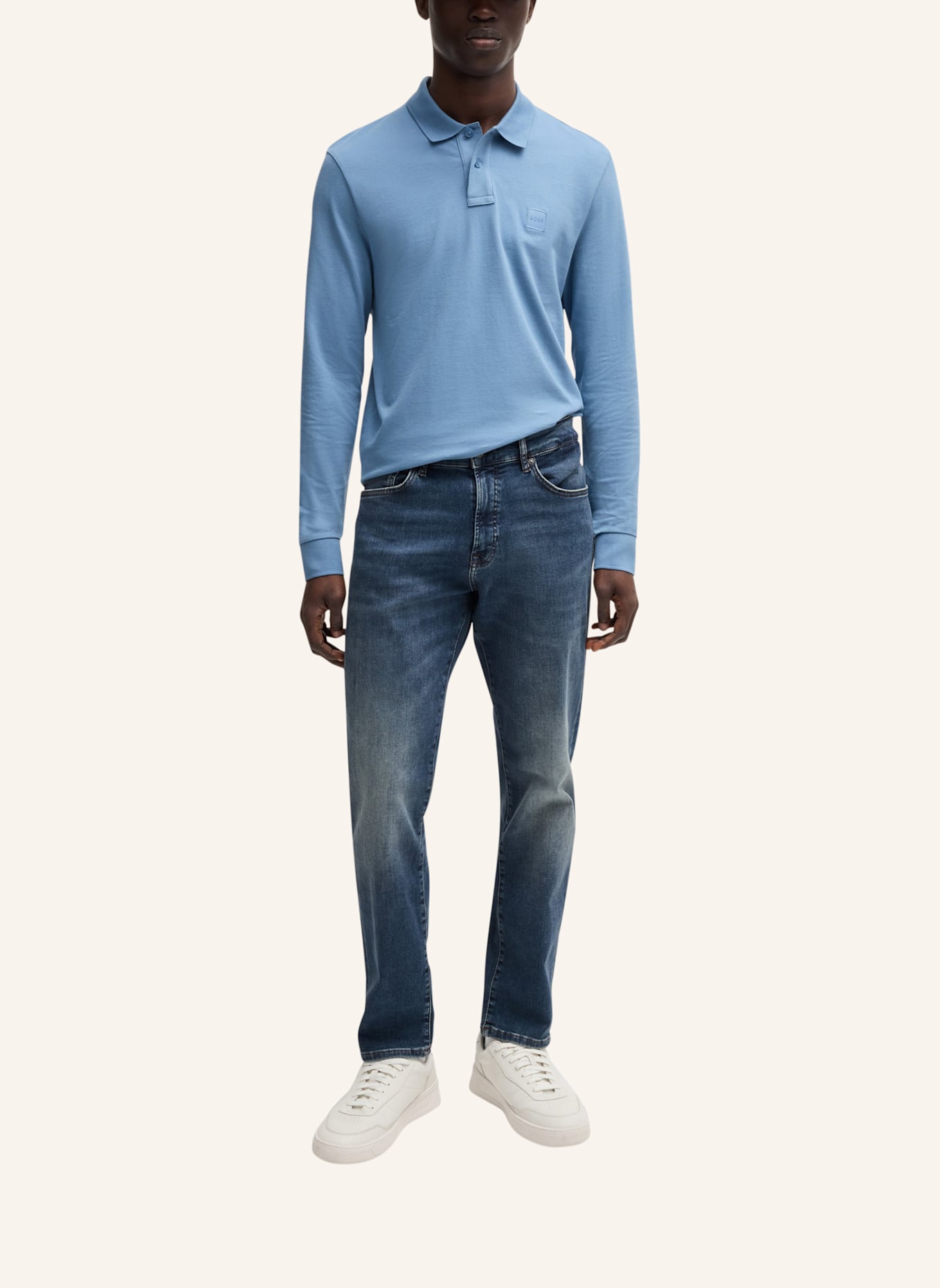 BOSS Jeans RE.MAINE Regular Fit: DUNKELBLAU