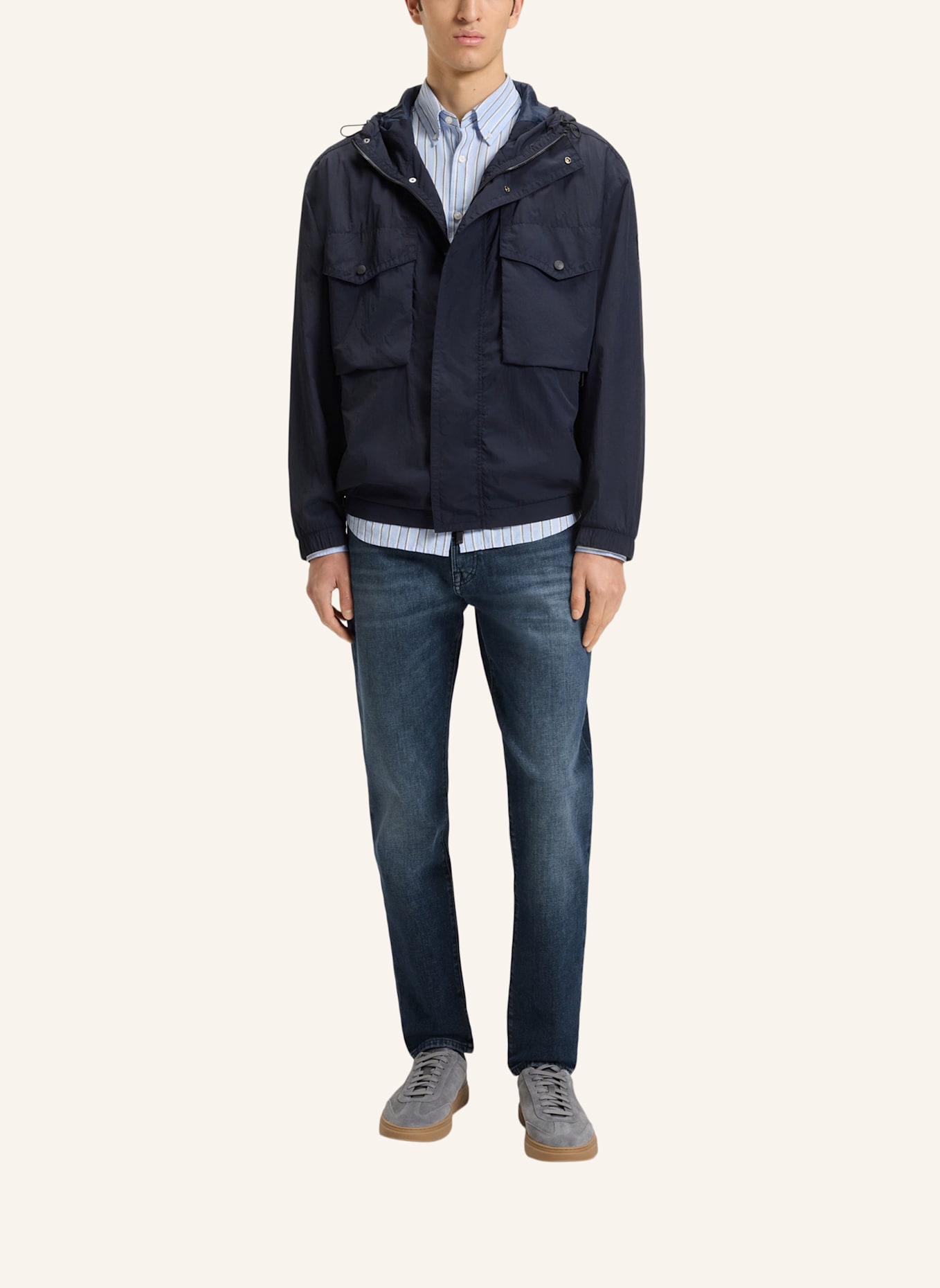 BOSS Jeans ONYX BO Tapered Fit: DUNKELBLAU